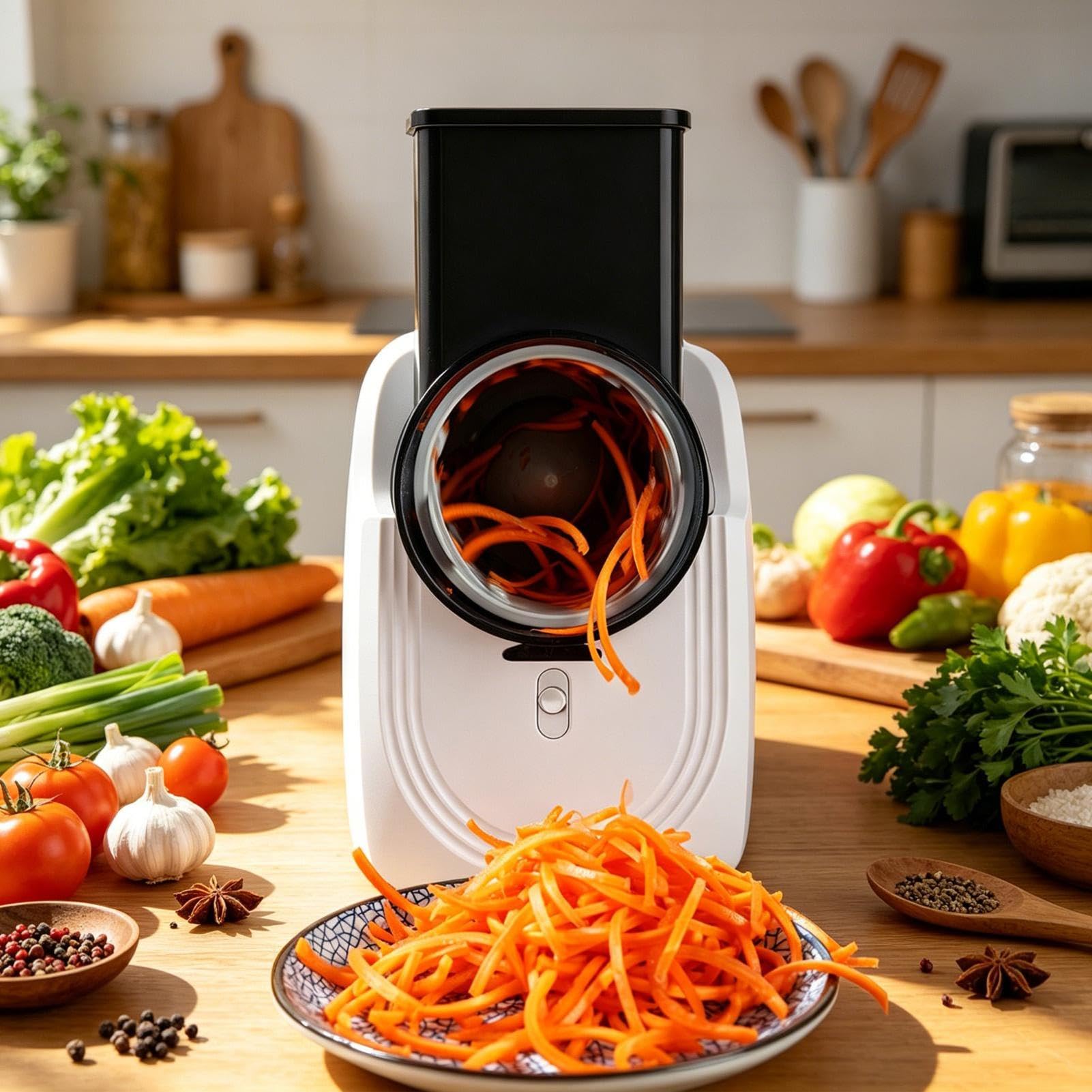 Grattugia elettrica affettatrice da cucina | Grattugia elettrica per patate per la lavorazione degli alimenti, catering, ristoranti, preparazione dei pasti, cucina, casa