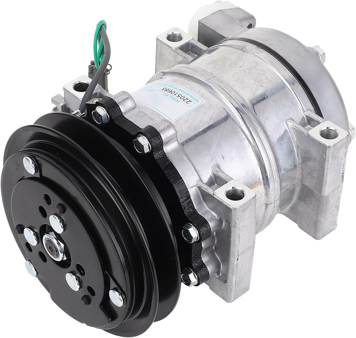 EVTSCAN AC Compressor 220510688 Replacement Quick Mounting for ZAX-3 Excavator Electronic Injection