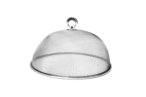 Fox Run Brands Chrome Mesh Food Cover For Outside 11.75 x 5 inch Food Tent