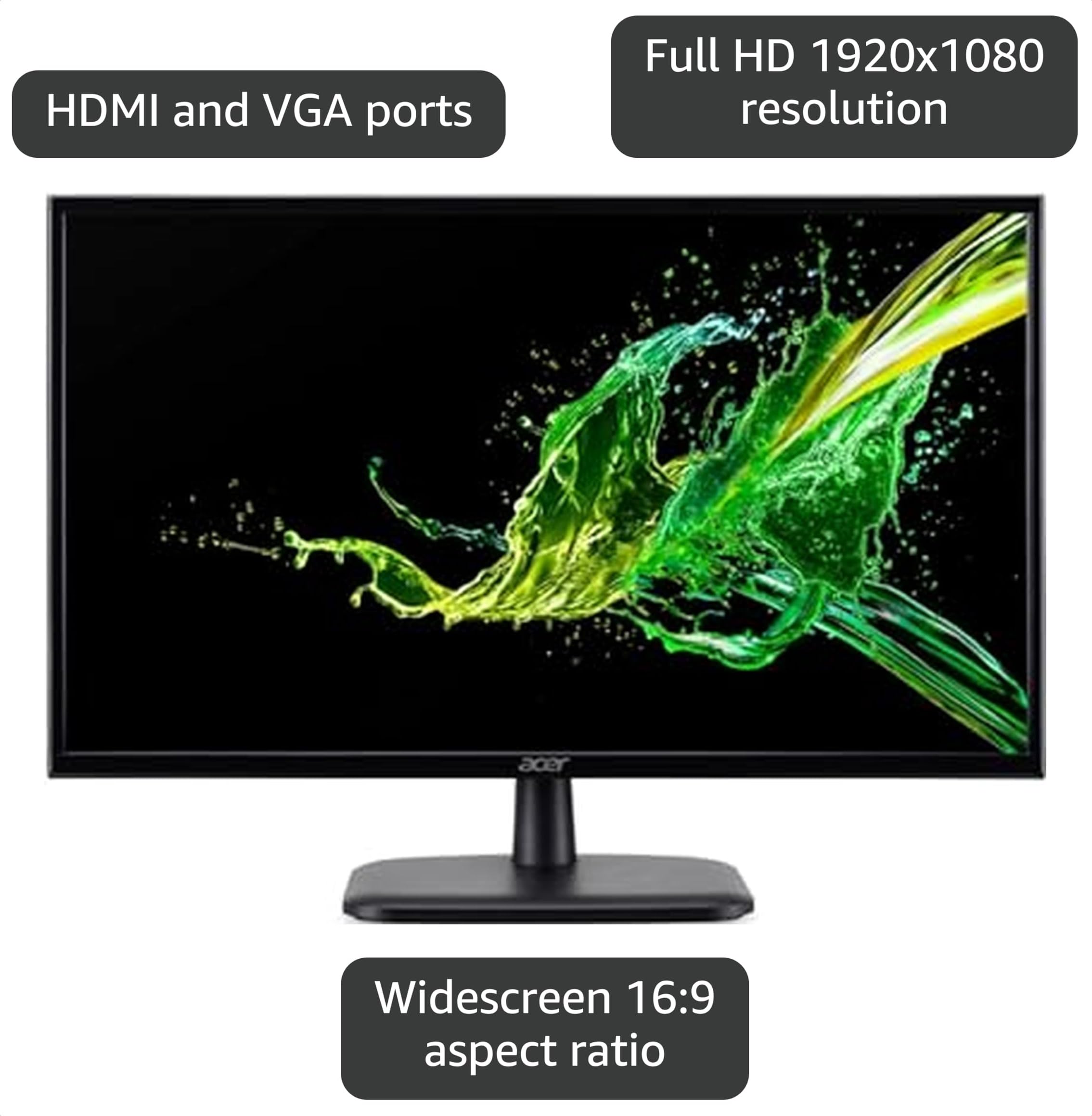 Amazon.com: acer 21.5-inch LED Full HD Monitor 100Hz 1920x1080