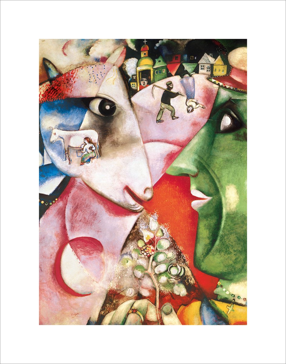 Amazon.com: HUNTINGTON GRAPHICS I and the Village by Marc Chagall
