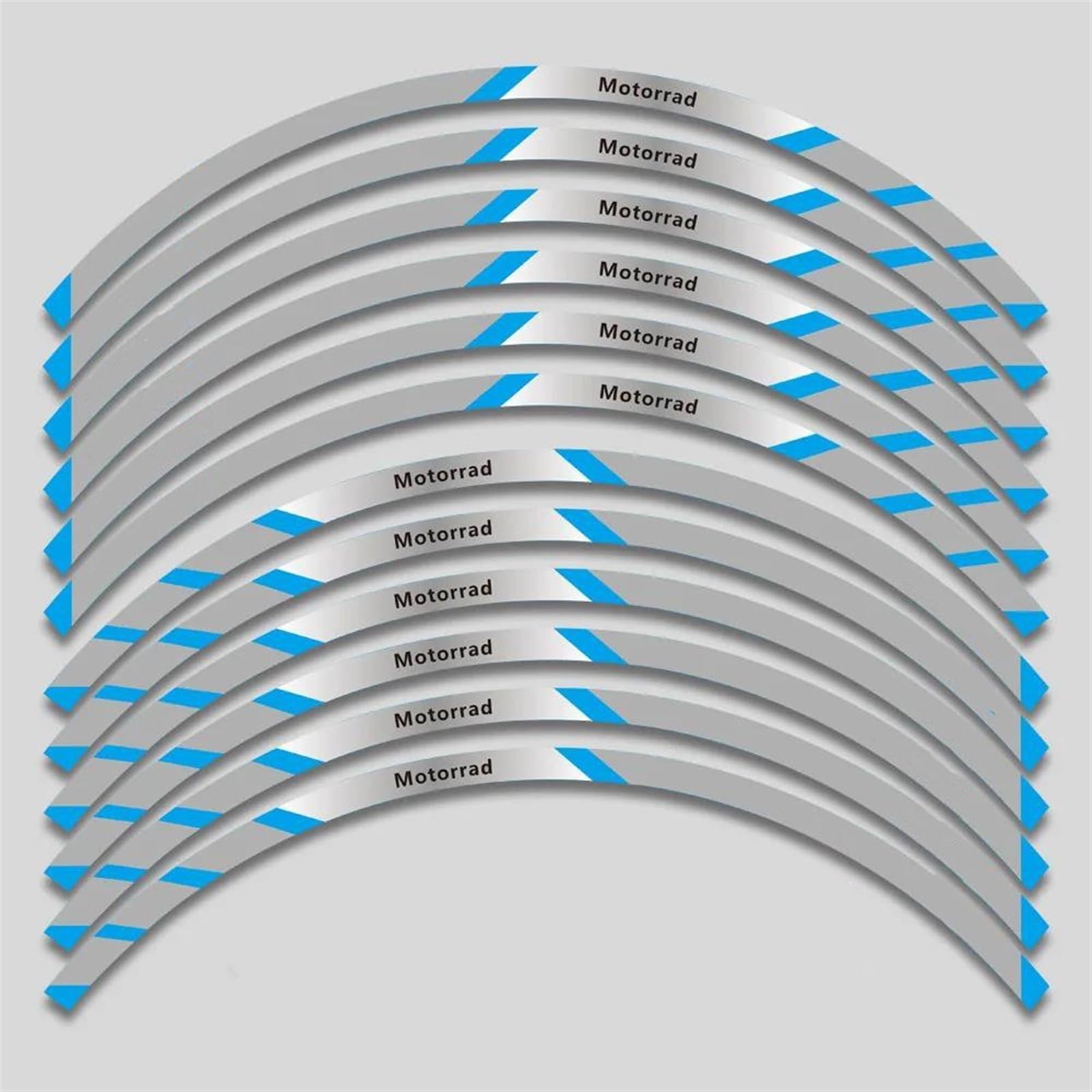 Stickers Motorcycle Reflective Rim Edge Stripes Wheel Stickers for NC750 NC750S NC750X NC 750 XS 750X 750S(Style 16)
