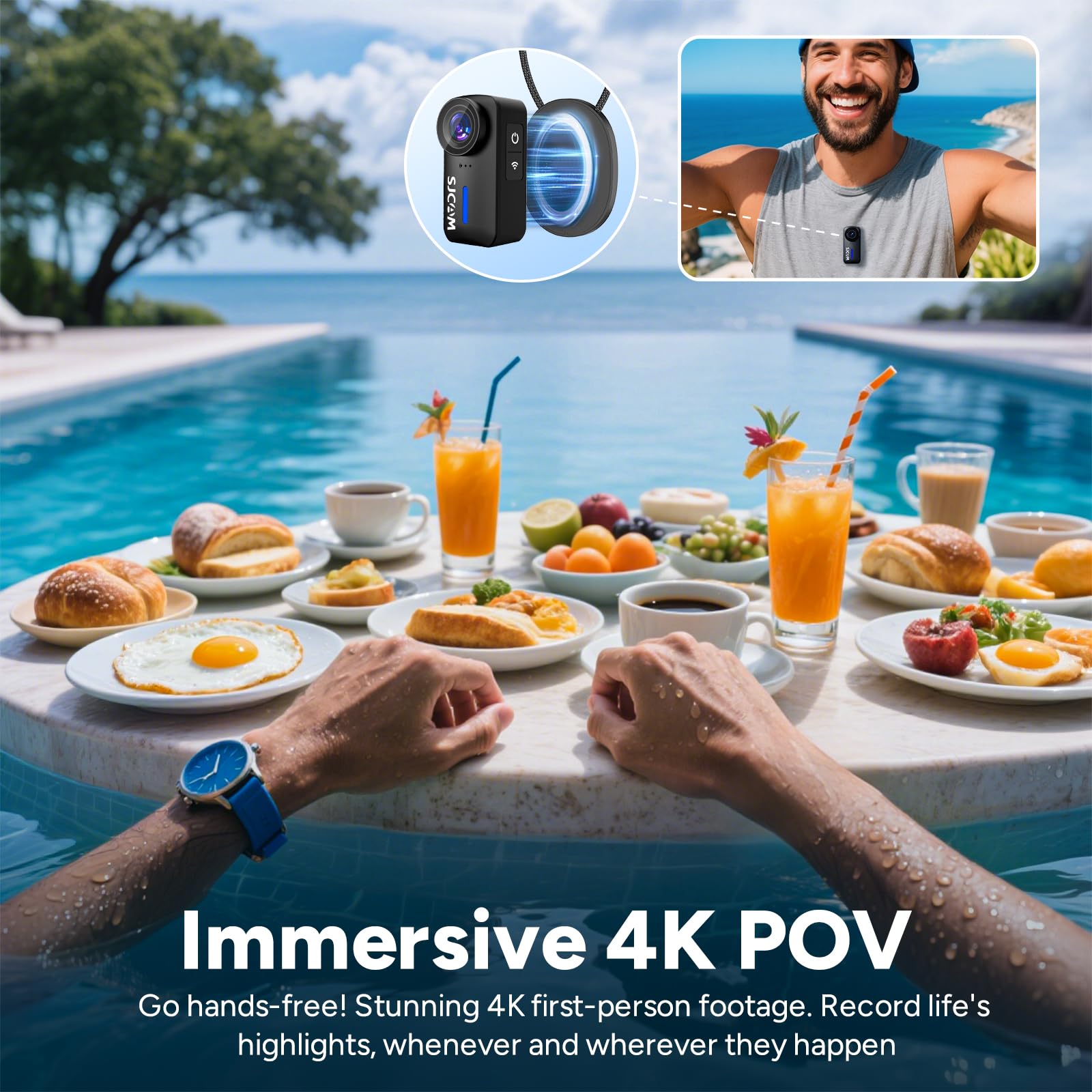 Amazon | SJCAM C110Plus、4K POVポケットアクションカメラ、170°FOV Amazon | SJCAM C110Plus、4K POVポケットアクションカメラ、170°FOV