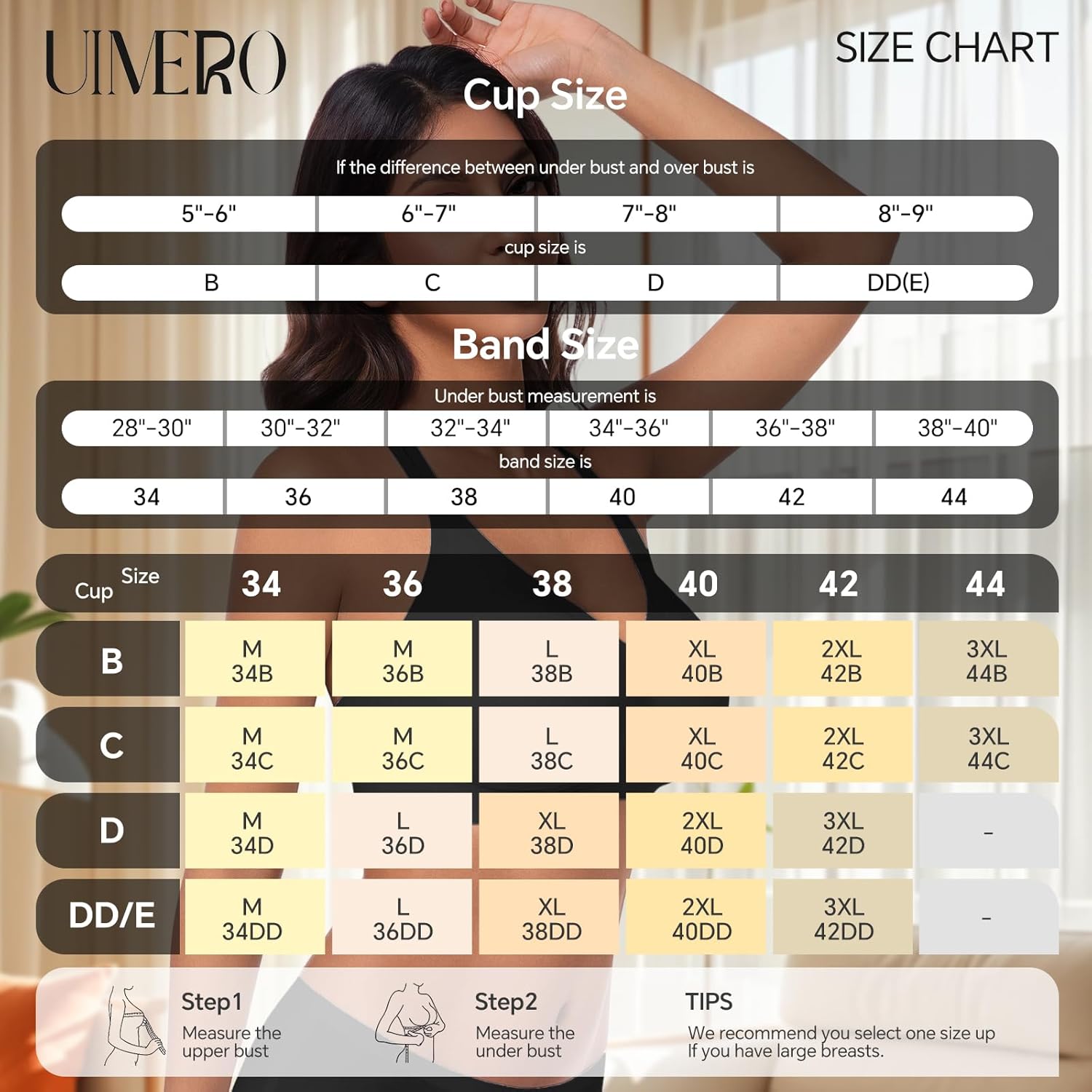 UIMERO Bras for Women No Underwire Supportive Push Up Sports Jelly Bras Comfort Full Coverage Everyday Seamless T Shirt Bras - Image 7