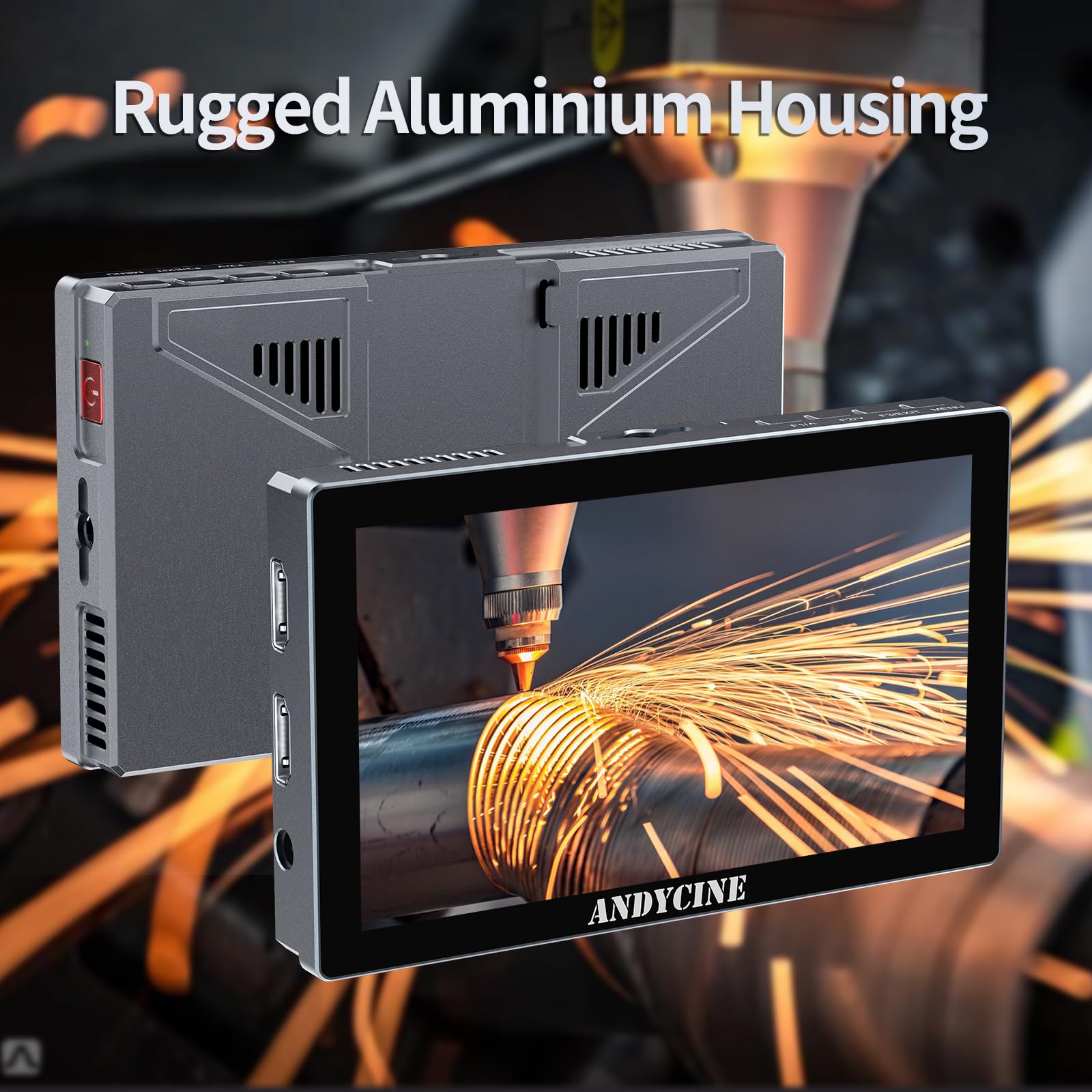 【美品】ANDYCINE X5 5.5インチ 4K60P HDRモニター ANDYCINE X5 5.5 Inch 1200nits Brightness Aluminum Housing DSLR