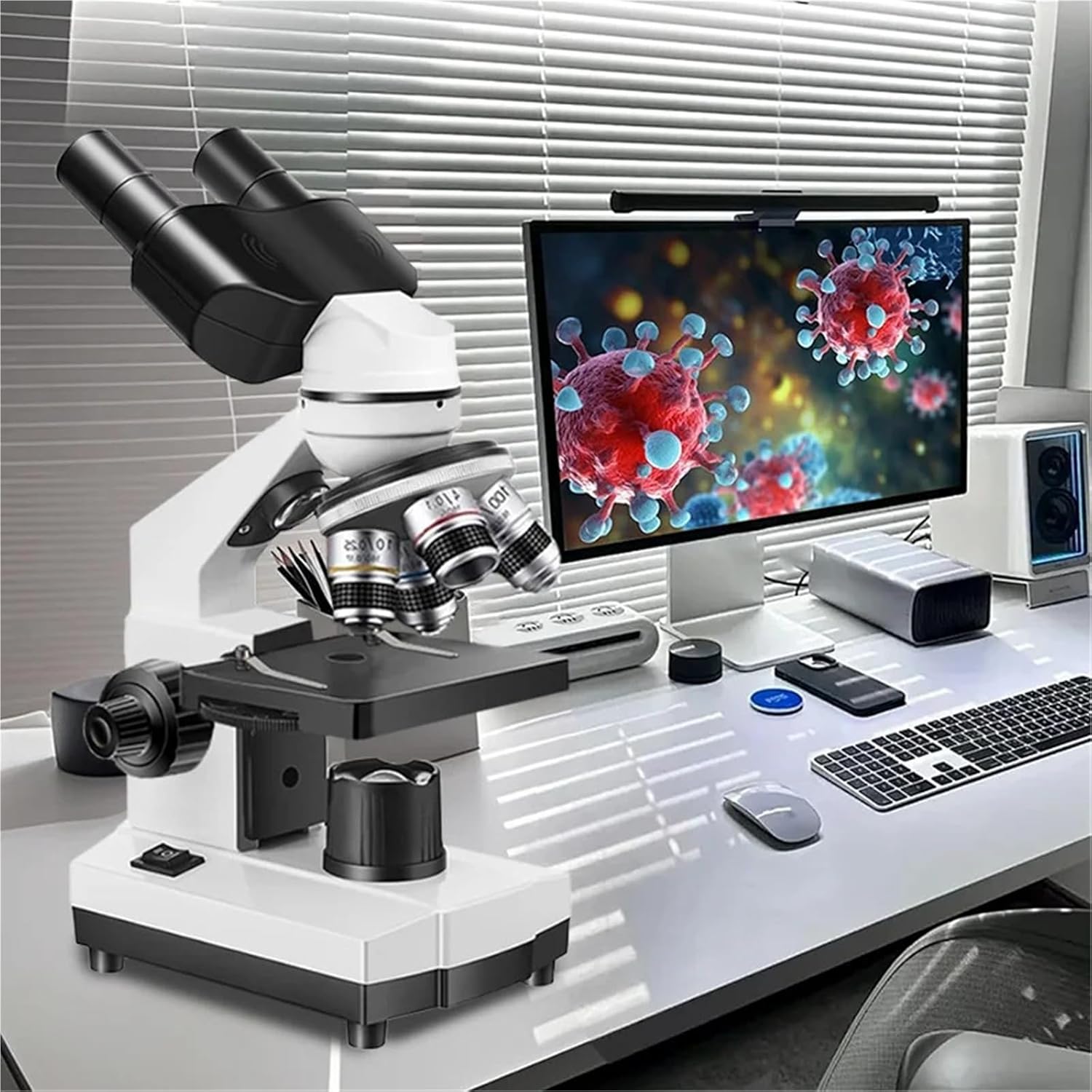 デジタル顕微鏡 双眼スコープ 40倍-1600倍 HD検査実験室用光学スコープツールセット 学校・家庭・科学研究用 電子機器修理用 顕微鏡、  双眼スコープ 40倍-1600倍 HD検査実験室用光学スコープツールセット 学校・家庭・科学研究用 複合三眼光学顕微鏡、40 X-5000 X拡大倍率  ...