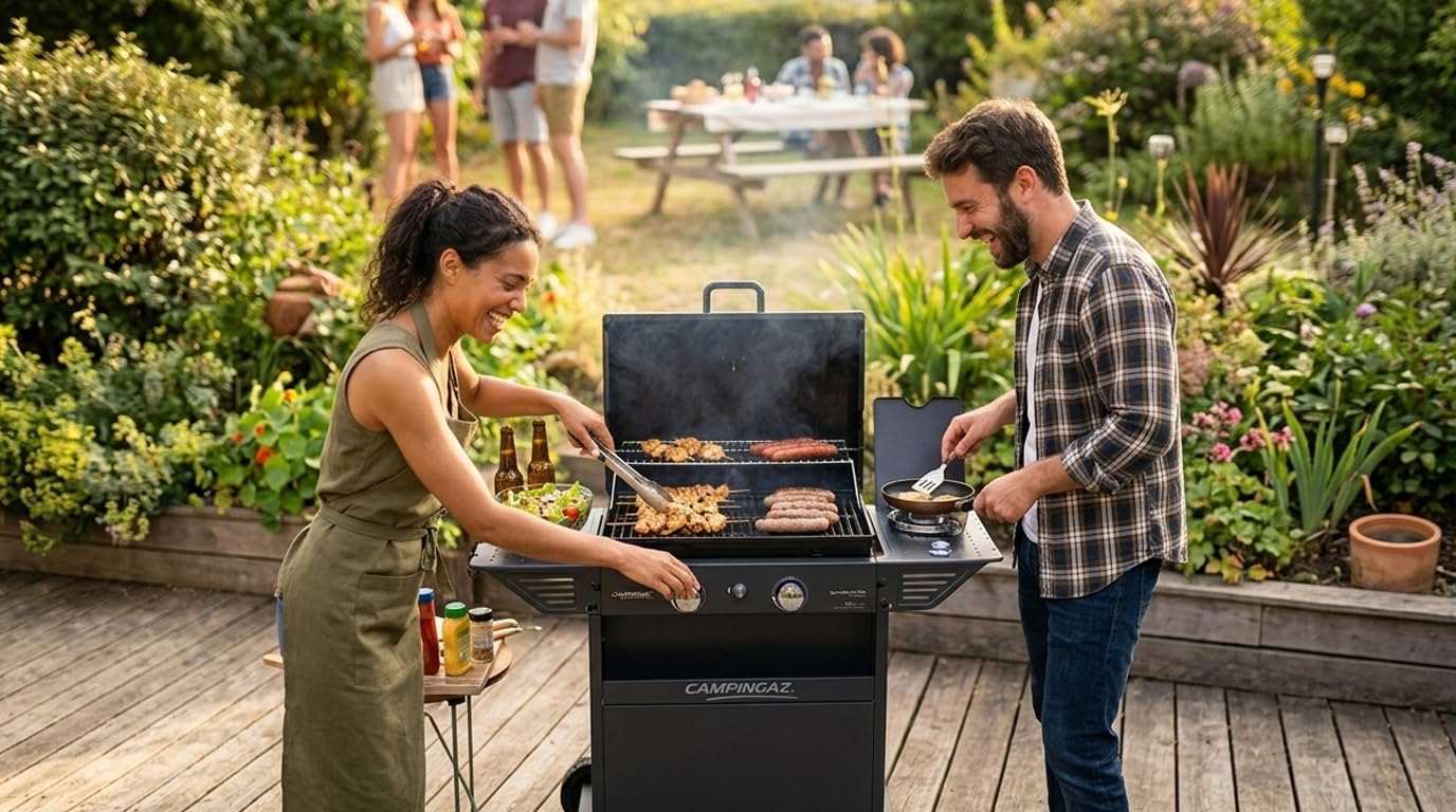 G GRIMALDI 5010004783 Diffusore di Calore Barbecue Compatibile con Campingaz Xpert 200 — Piastra Diffusione Calore BBQ Gas — Ricambio Protezione Bruciatore Barbecue