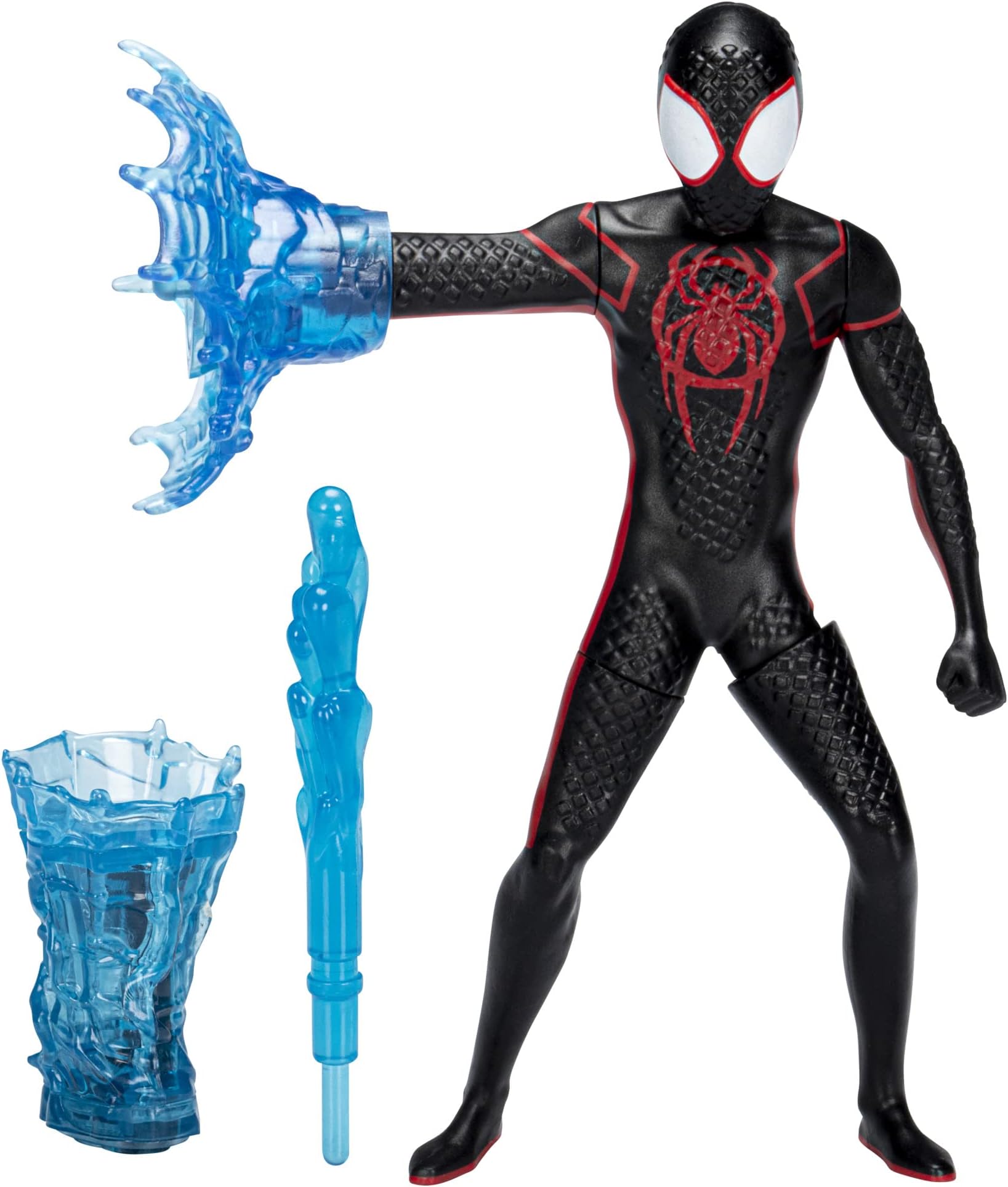 Spider-Man Marvel Across the Spider-Verse Web Spinning Miles Morales Toy, 6-Inch-Scale Deluxe Figure, Kids Ages 4 and Up