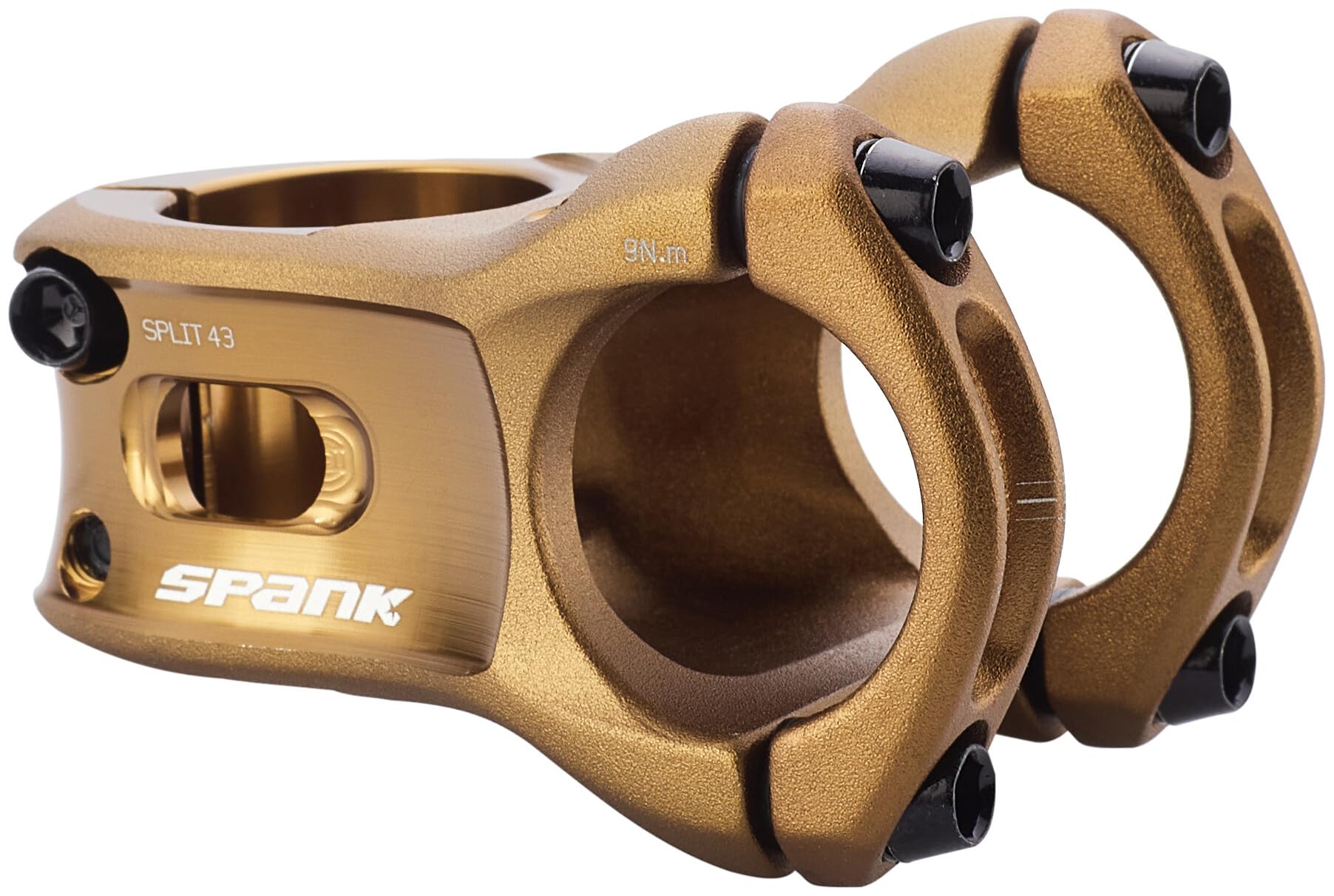 Spank Mostek rowerowy Split, 31,8 mm, 38 mm, brąz, unisex