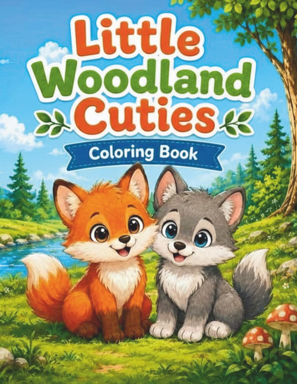 Little Woodland Cuties: Coloring Book