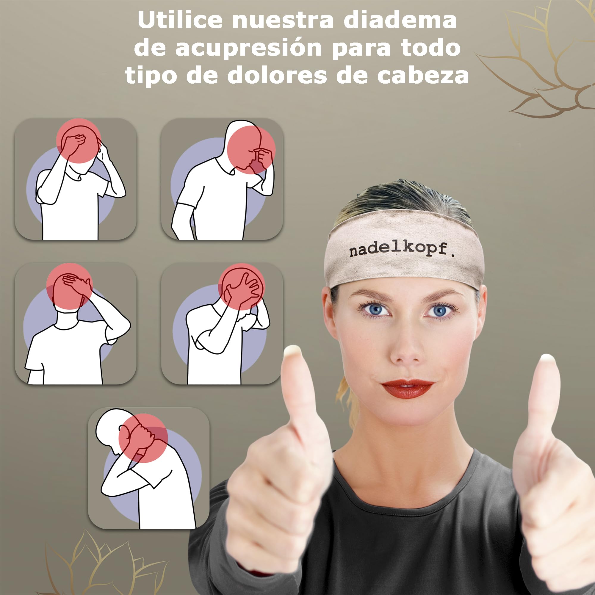 Glanzstück Berlin®: Esterilla de acupresión XXL para todo el cuerpo, ideal para principiantes, para tensiones, dolores de cabeza, dolor de espalda y estrés