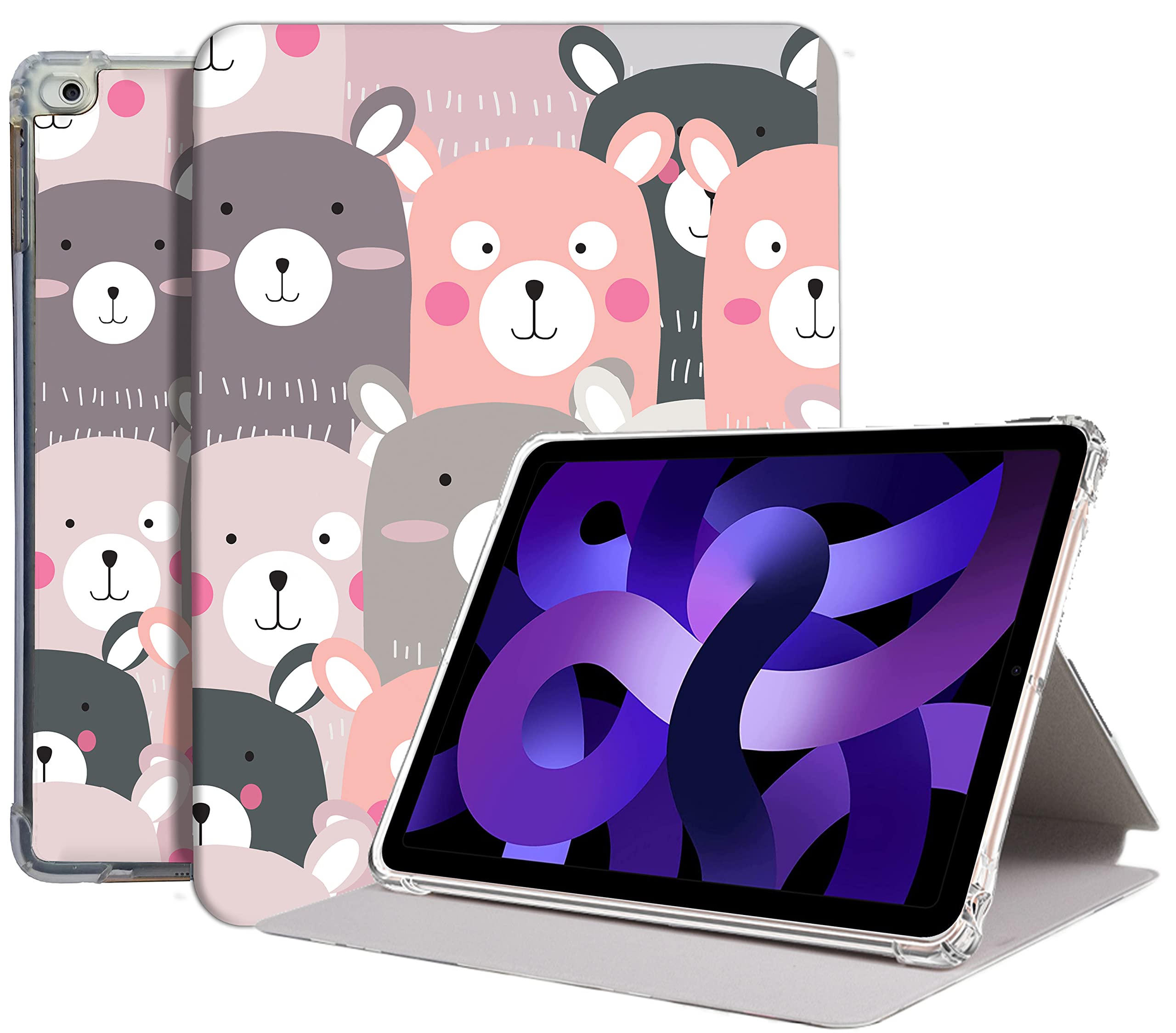 Caseelo Case for Apple iPad Air 4 2020 / Air 5 2022-10.9 Inch [ Air 4th / 5th Gen ] Printed Folio Silicone Smart Cover with Honeycomb Cooling Feature [ Soft Air-Bag Corner Protection ] - Peppa Pig (B09XBPCQ1W) Amazon Price History, Amazon Price Tracker
