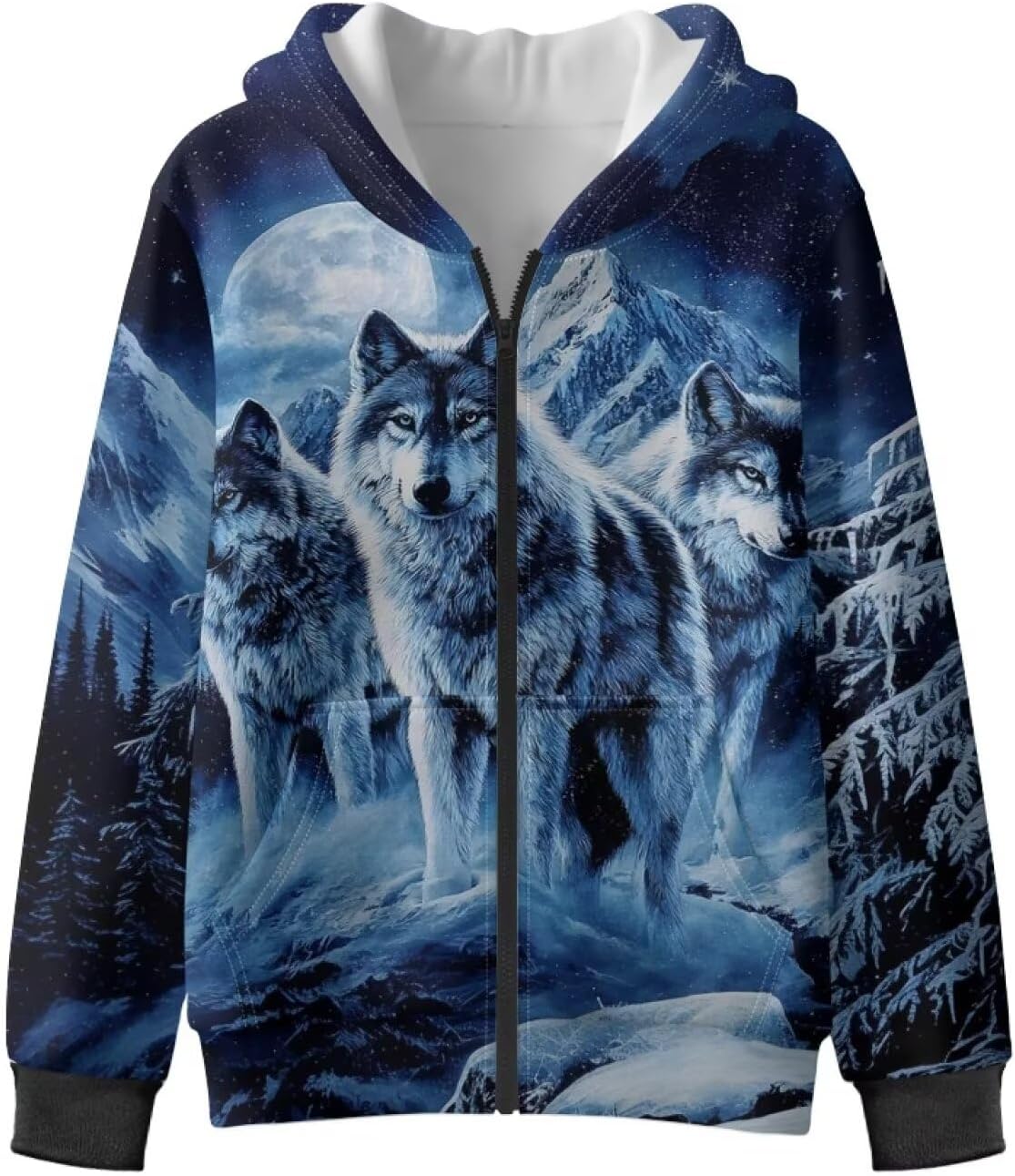 Pensura Zip Up Hoodie Zipper Jackets for Boys and Girls Fall Winter Long Sleeve Sweatshirt