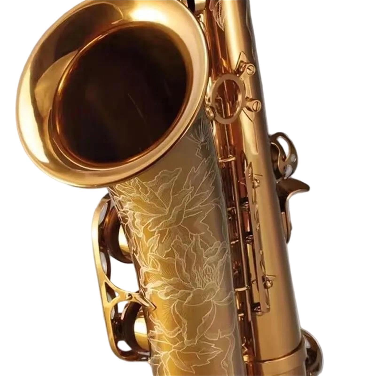 Muzyczny Saksofon Tenorowy W Kolorze Różowego Złota Bb