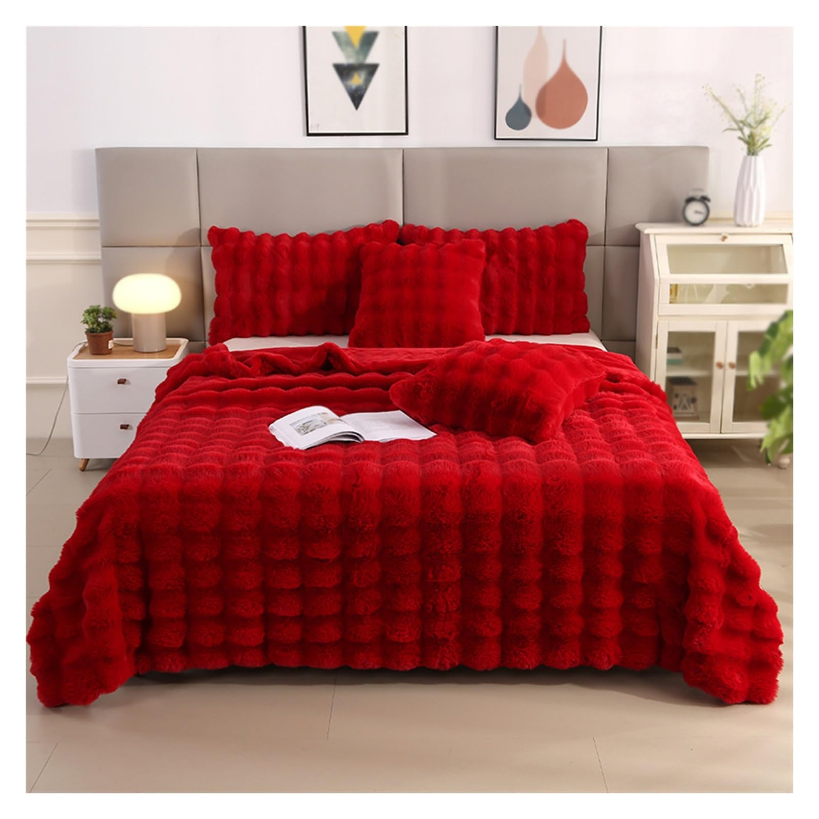 Couverture de sieste Argento 200x230cm pour canapé et bureau d'été