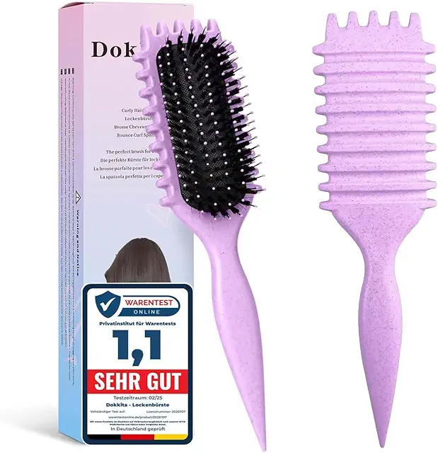 Dokkita Curly Hair Brush - Borstel voor haar voor het definiëren van krullen