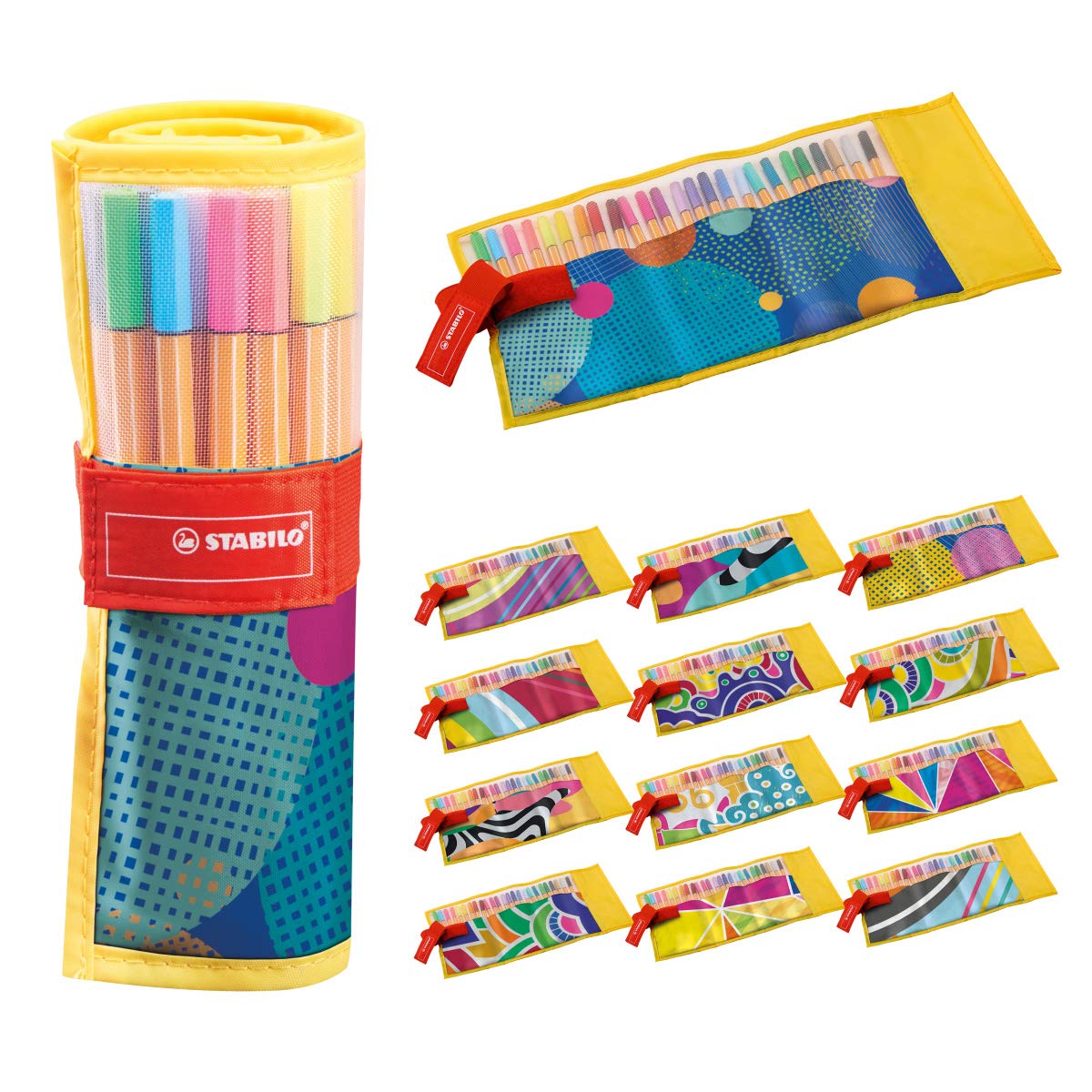 Cienkopis - STABILO point 88 Rollerset piórnik 25 kolorów