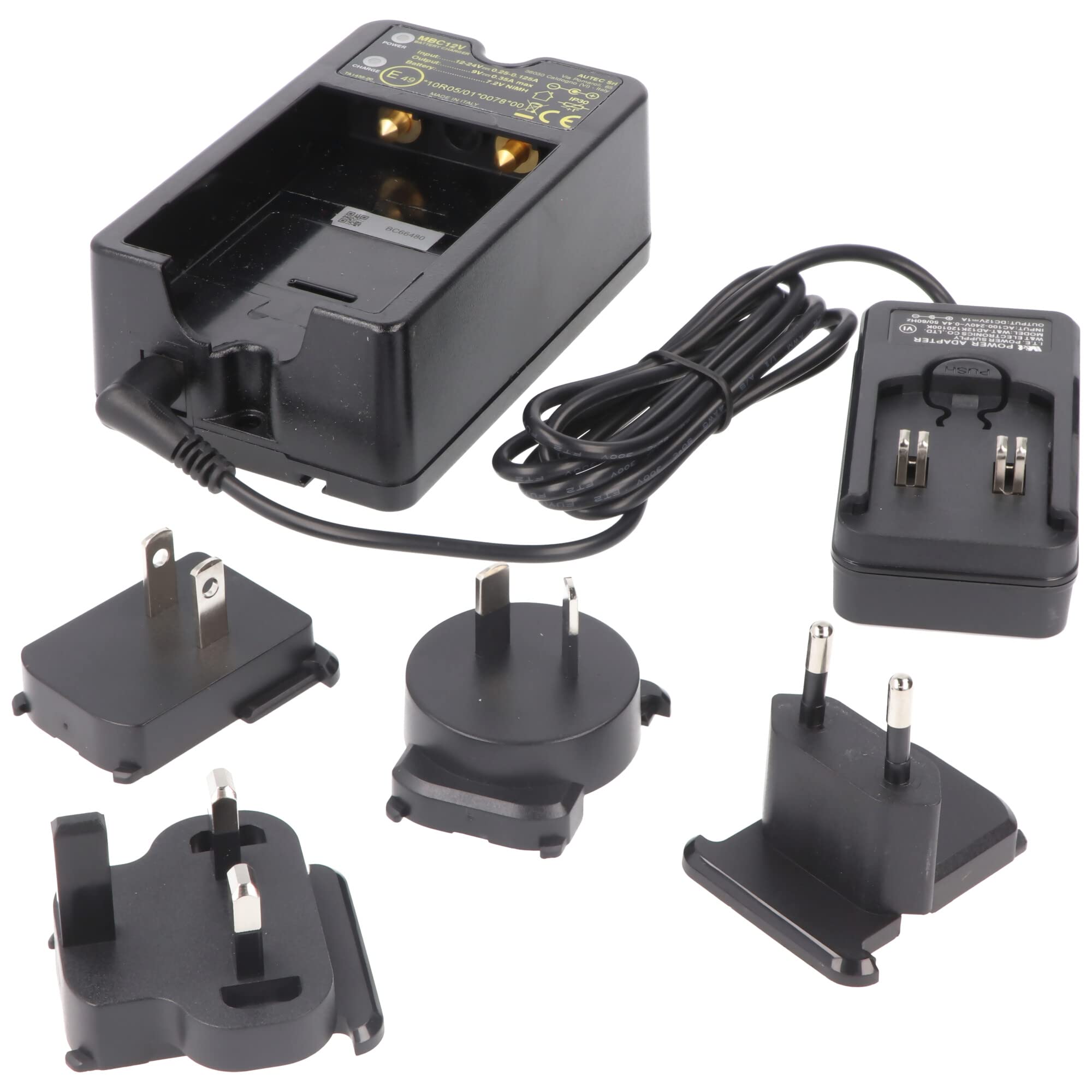 Caricabatterie originale Autec MBC12VAC / MBC825A adatto per Autec MBM06MH