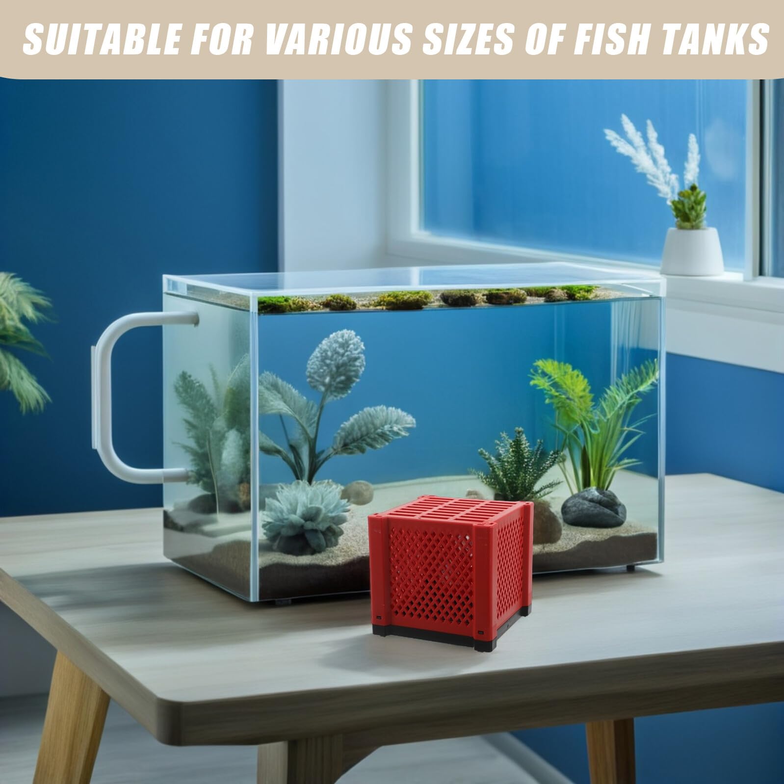 UPKOCH 4 Piezas Caja Filtro Acuario Unidades Duradera para Purificación Agua Reutilizable Compatible con Medios Filtrantes Múltiples para Peceras Estanques y Abrevaderos Equinos