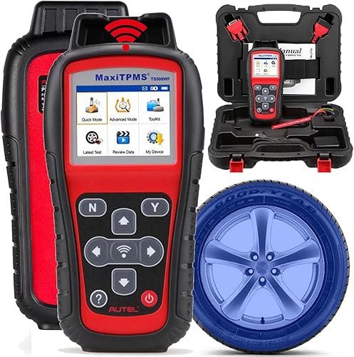 Autel MaxiTPMS TS508WF Herramienta de programación TPMS TPMS Relearn/Reset Sensor MX Free Clear TPMS DTCs Activar Programa Sensor MX Sensor Advanced