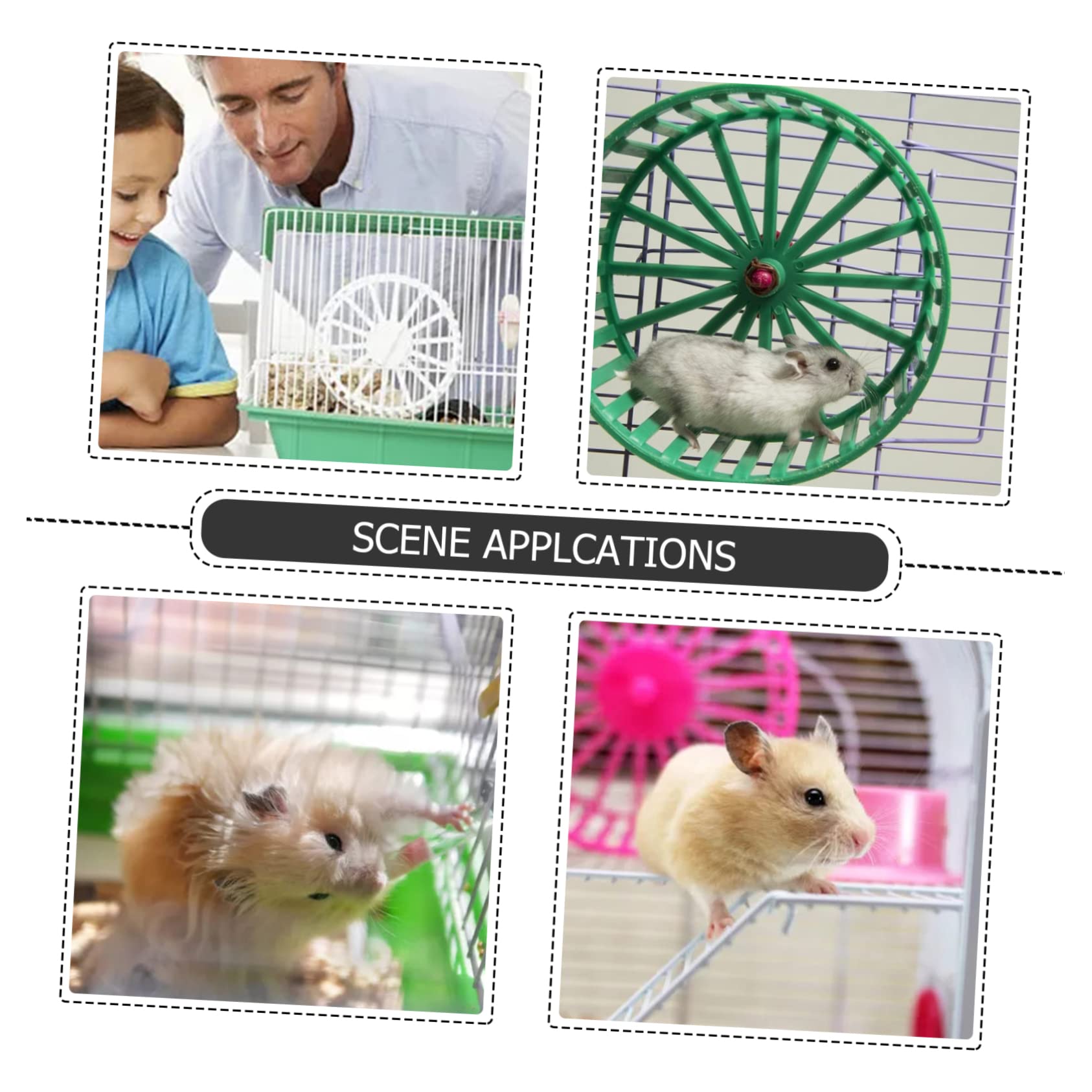 Yardwe Hamstertunnel aus Abs und Stahl Selbstgemacht Käfigverbindung für Hamster Externe Röhre als Sichere Spiel und Bewegungsfläche