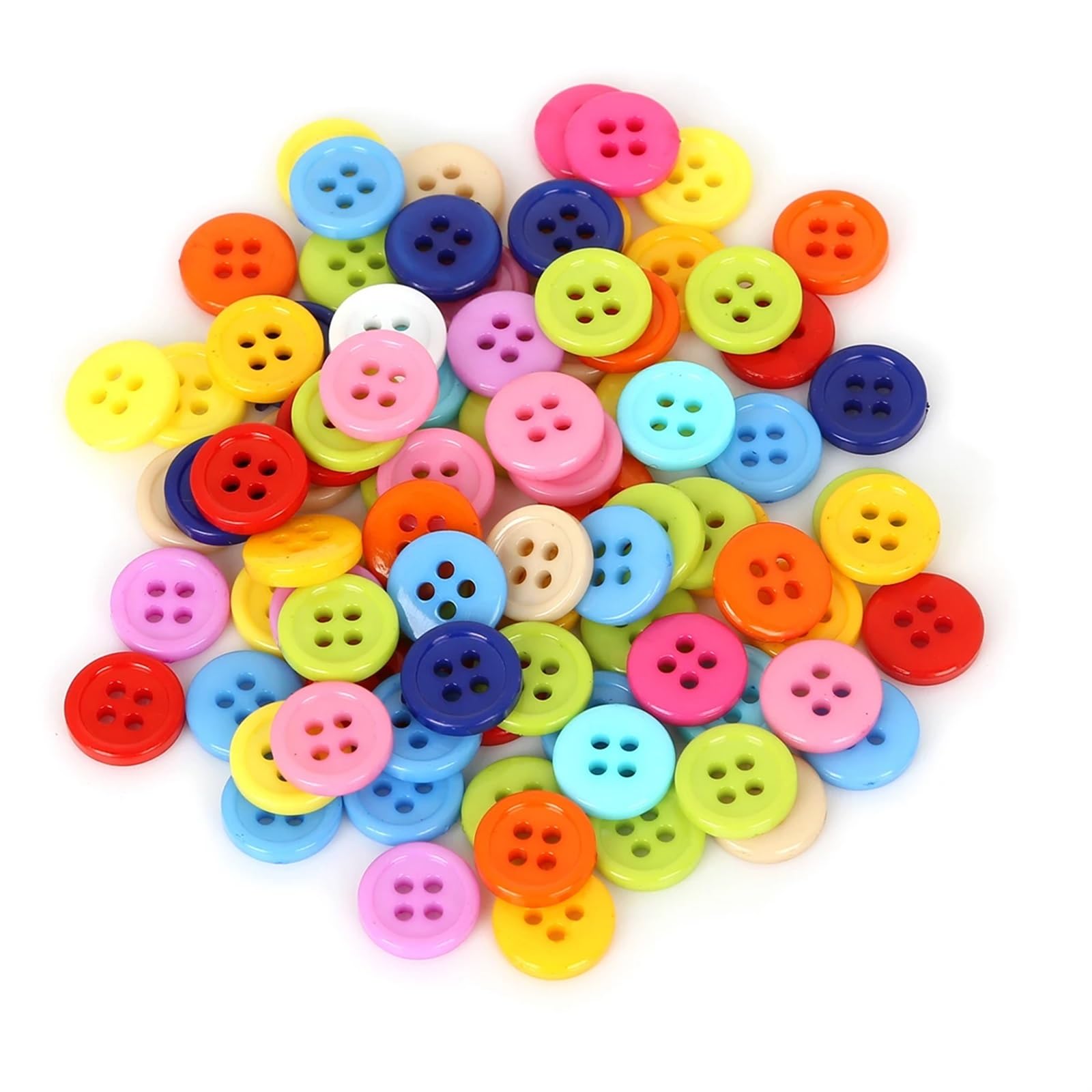 bottoni, Bottoni Da Cucire In Resina Confezione 700 Pezzi Diverse Dimensioni(10mm 100pcs)