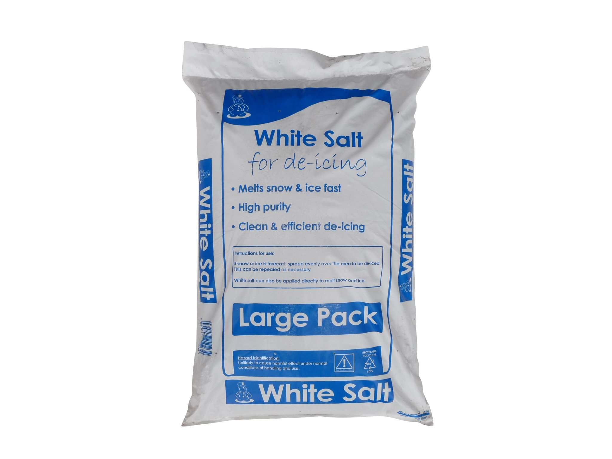 Winter Shield's Premium White Rock Salt for Ice & Snow Clearance 10KG (Packaging may vary)