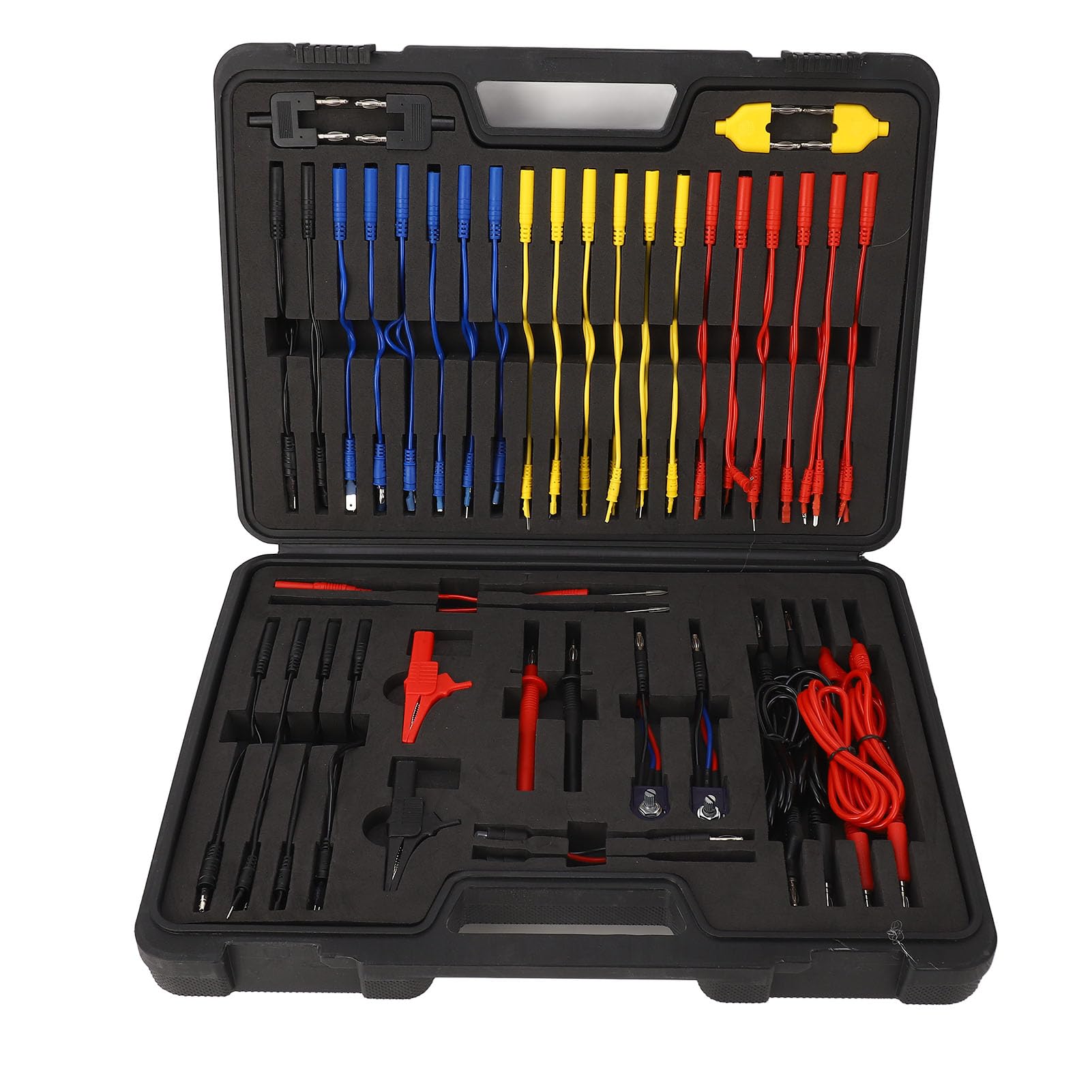Kit De Cables De Prueba, Kit De Cables De Prueba De 90 Piezas Juego De Terminales De Sonda De Prueba De Reparación De Multímetro Multifuncional Para Pruebas Industriales Pruebas De Potencia