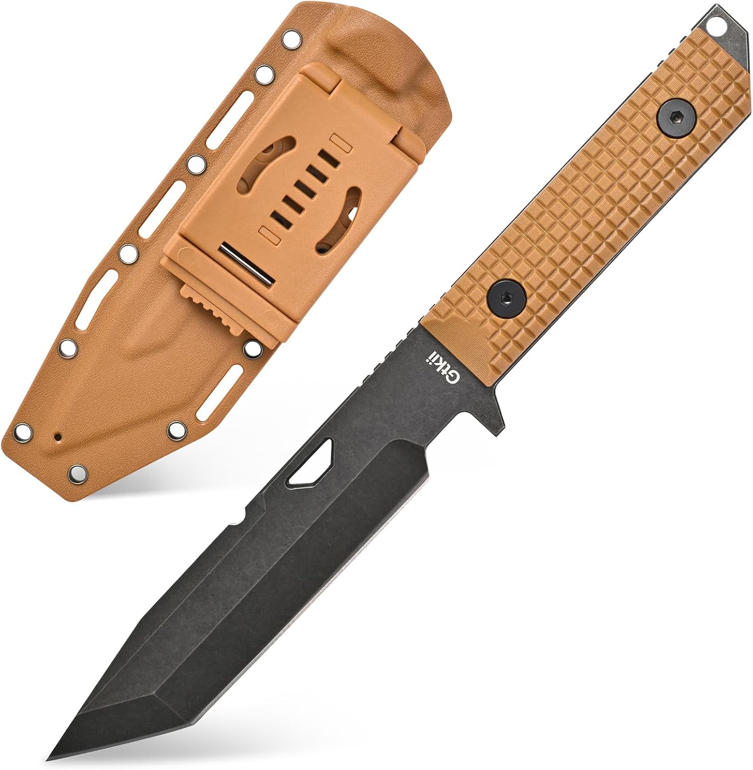 Gtkii GTK5 AUS-10 Fixed Blade EDC Knife