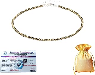 anant infinity Raw Pyrite Anklet | Pyrite Anklet for Women | Best Gift Items | Spiritual Jewellery for Women | Stone of Money, Protection & Power-picture-12