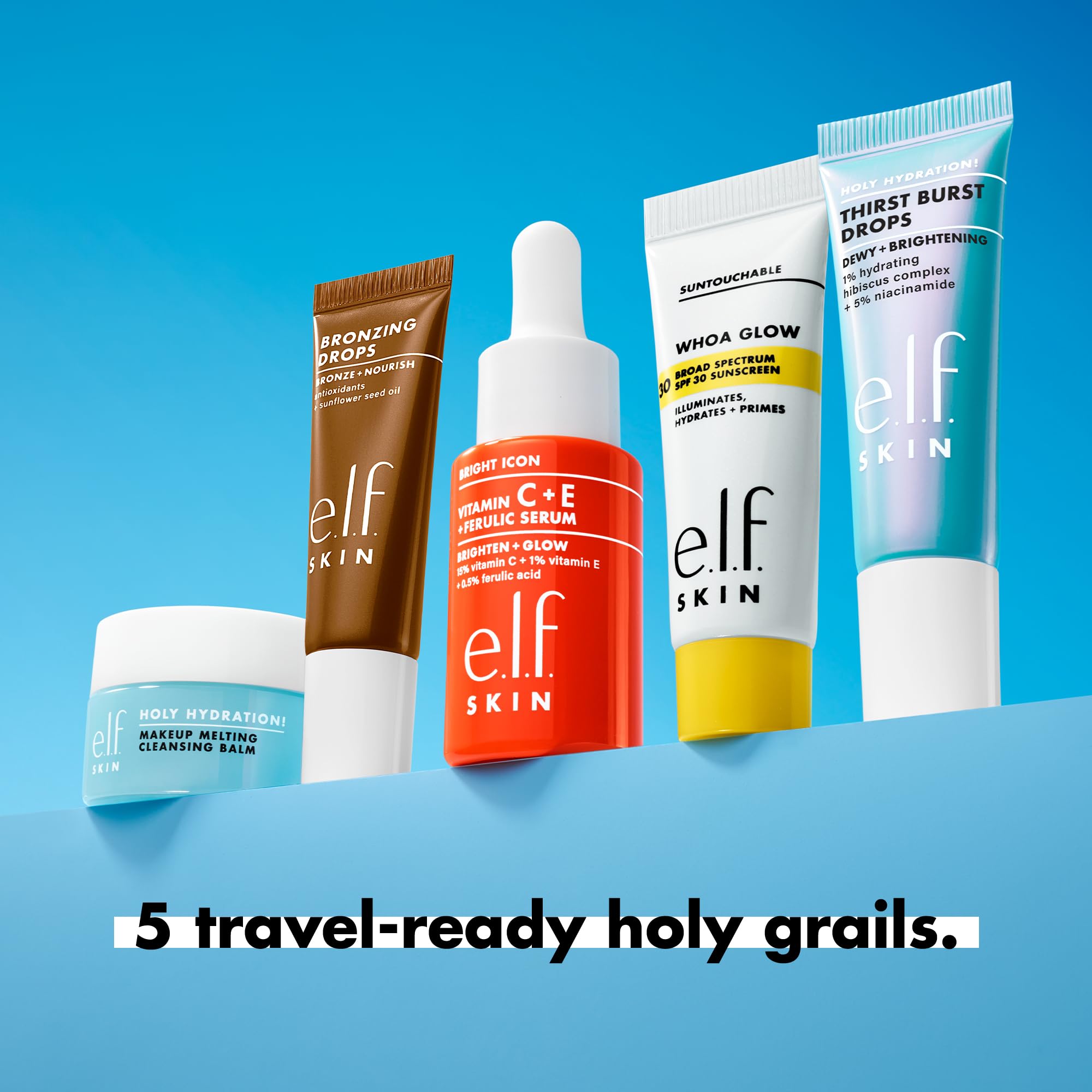 Amazon.com: e.l.f. SKIN Best & Obsessed Skincare Kit, Travel-Size