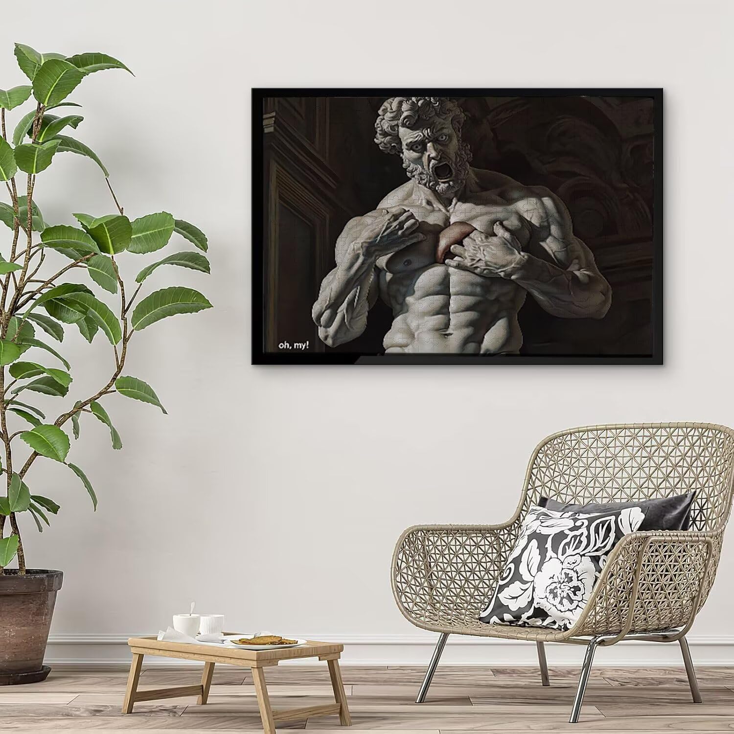 Puzzle in Legno per Adulti 3000 Pezzi | greco Zeus| Giocattoli Educativi | Puzzle Adulti E Famiglie Decor | Dimensione Di 122x80cm | Regalo Adultis | Regali Natale (Formato: 48.8x32in) o-804