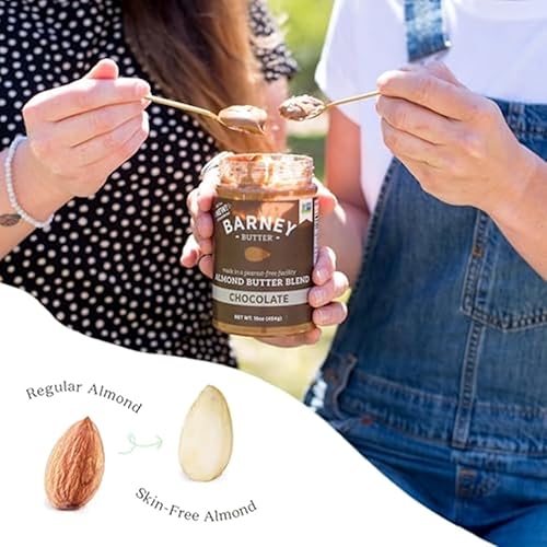 Miniatura 3 de BARNEY Mantequilla de almendras, chocolate, apta para dieta paleo, KETO, sin OMG, sin piel, 16 onzas