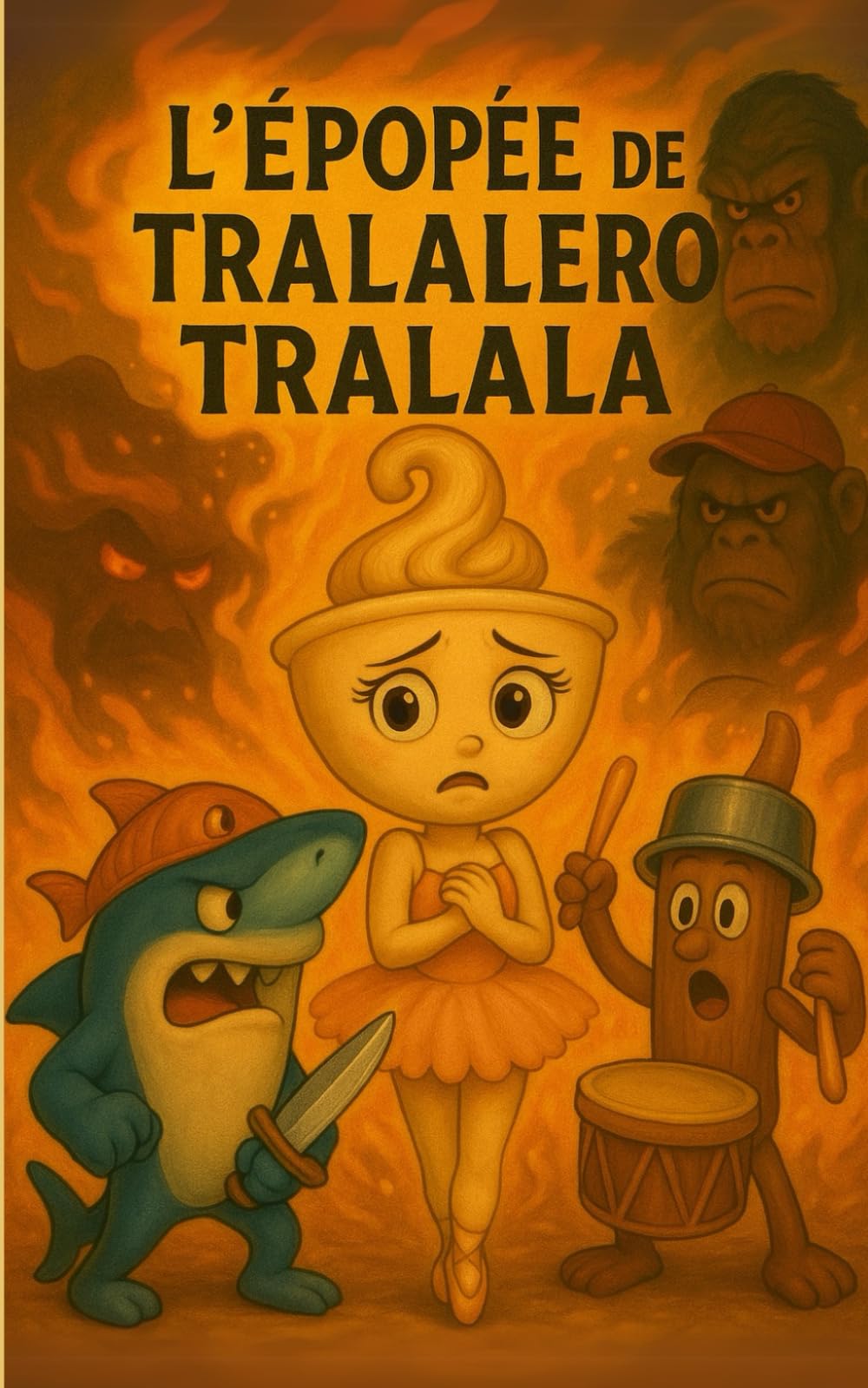 L'épopée de Tralalero Tralala: La menace Brr Brr Patapim (French Edition)