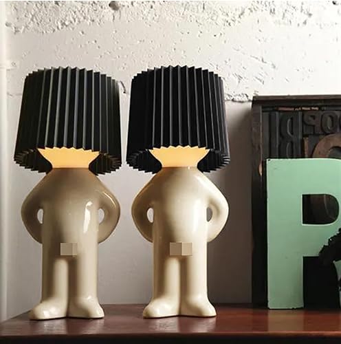 Miniatura 2 de Funny Black Little Boy Night Light, Cute Little Night Light LED Plug-in Table Lamp Creative Christmas Gift