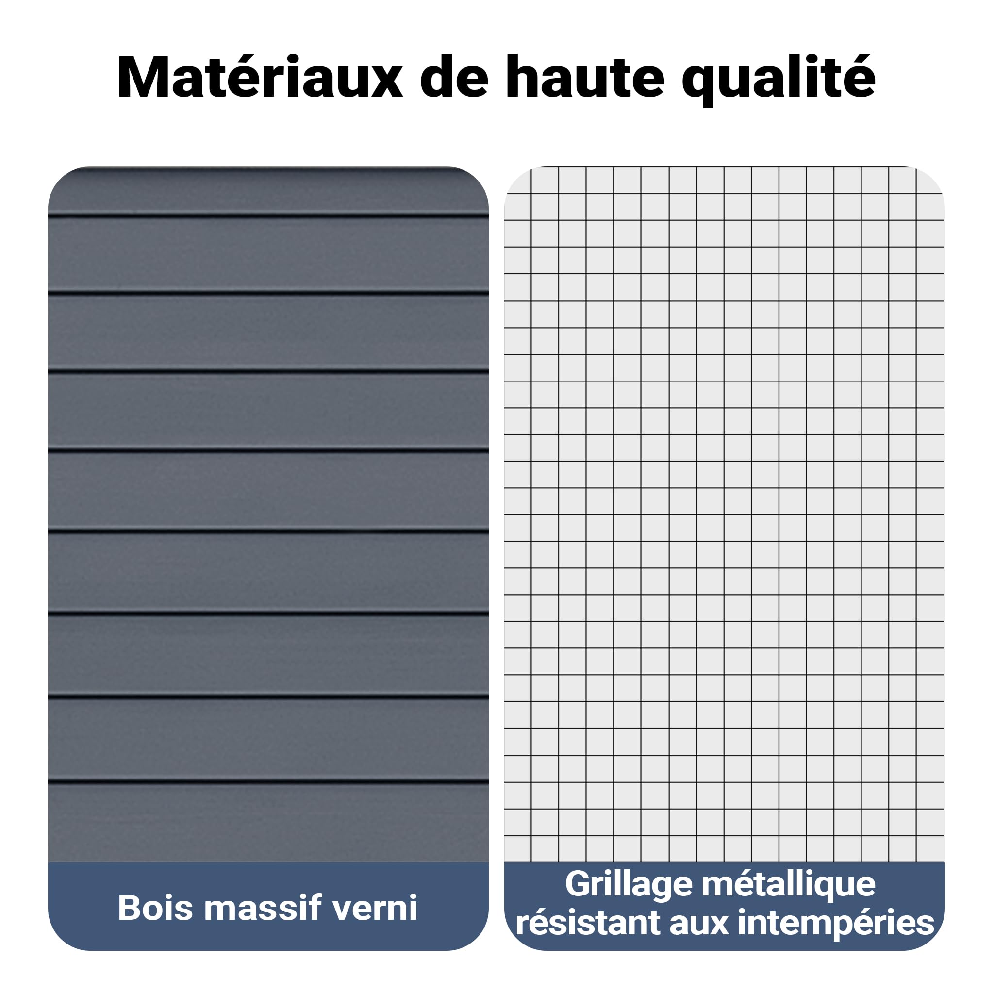 Wiltec Poulailler avec Nichoir & Enclos – 3100 x 1500 x 1500 mm – en Bois – avec Bac à crottes Amovible – Cage Maison pour Petits Animaux, Poules, volaille Clapier Basse-Cour