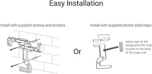 Miniatura 5 de Caesar Home Soporte de pared para discos de vinilo, versátil soporte para discos, revistas y cómics (paquete de 3)