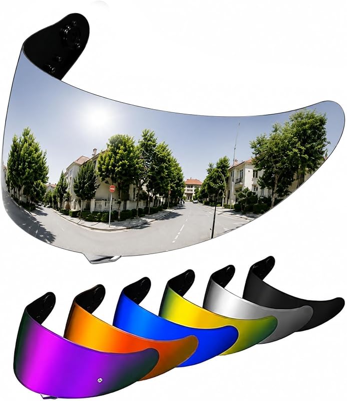 Shatterproof Helmet Visor for GT Air GT Air 2 Neotec-1,Silver-Mirror | Impact-Resistant ,UV400 Protection, Motorcycle Tinted Face Shield Replacement for GT Air GT Air 2 Neotec-1 CNS-1 TC-5 TC-9