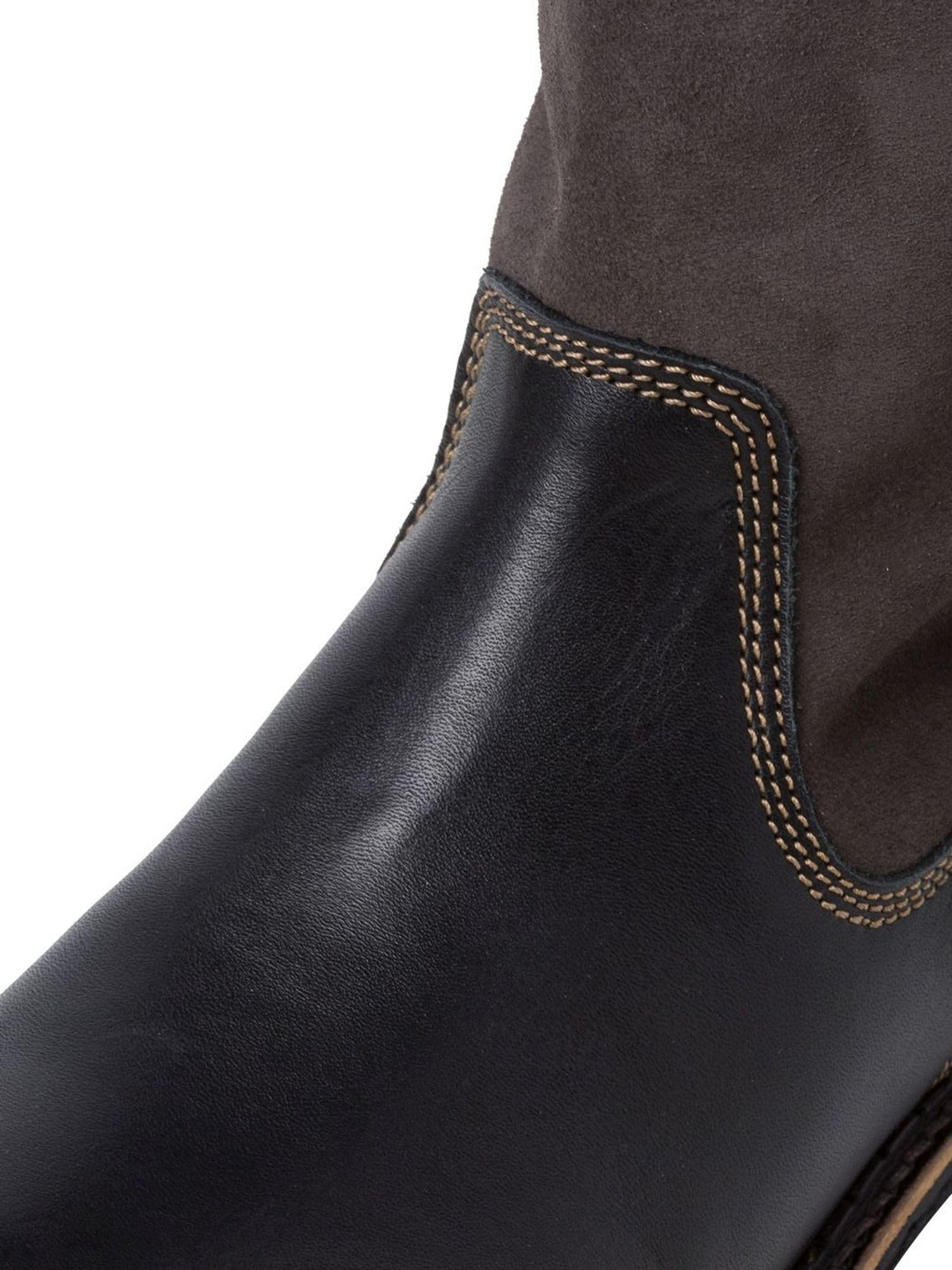 Tamaris Stiefel Materialmix Leder/Textil normal