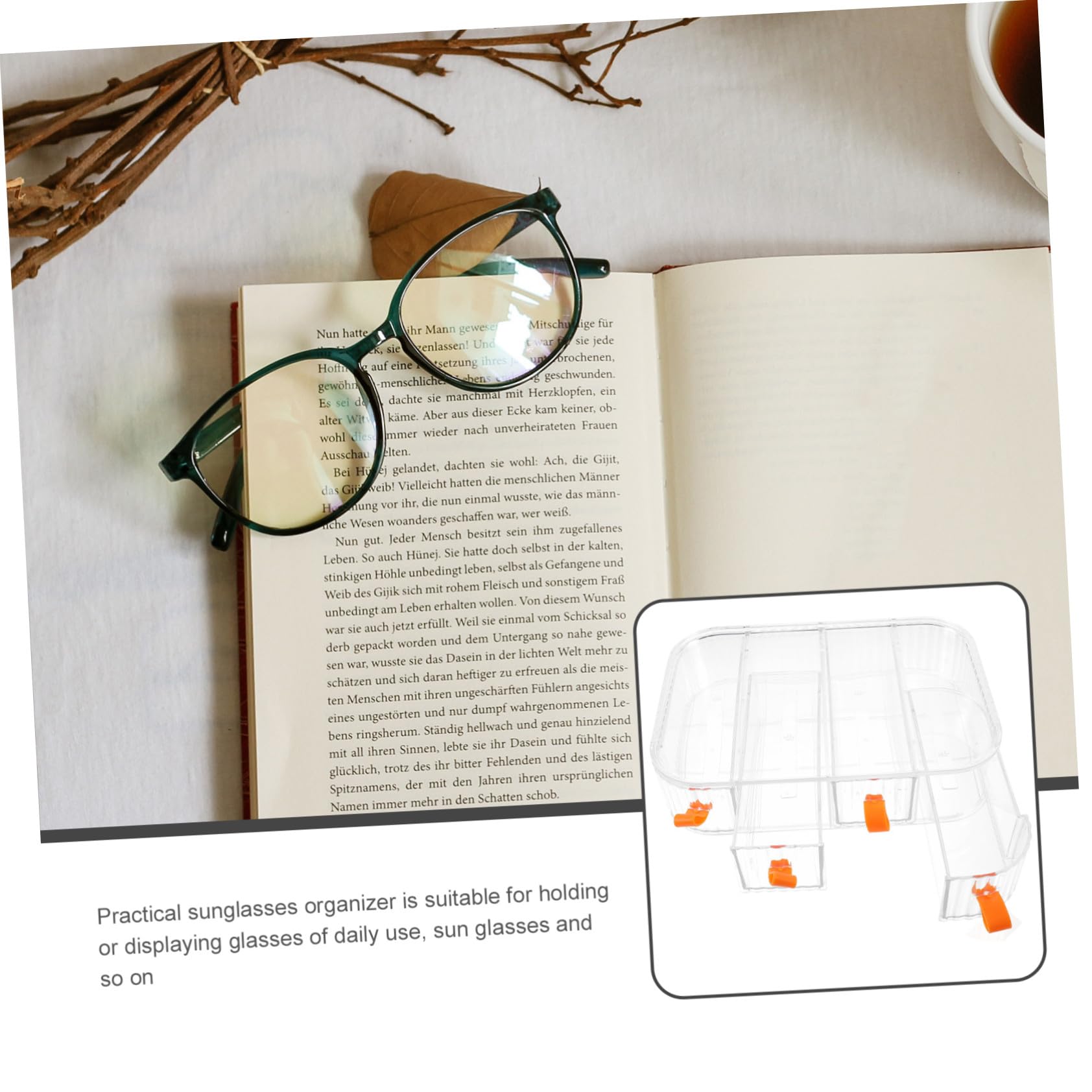 LIFKOME Étui À Lunettes Organiseur De Lunettes De Soleil Présentoir Étui De Rangement De Soleil