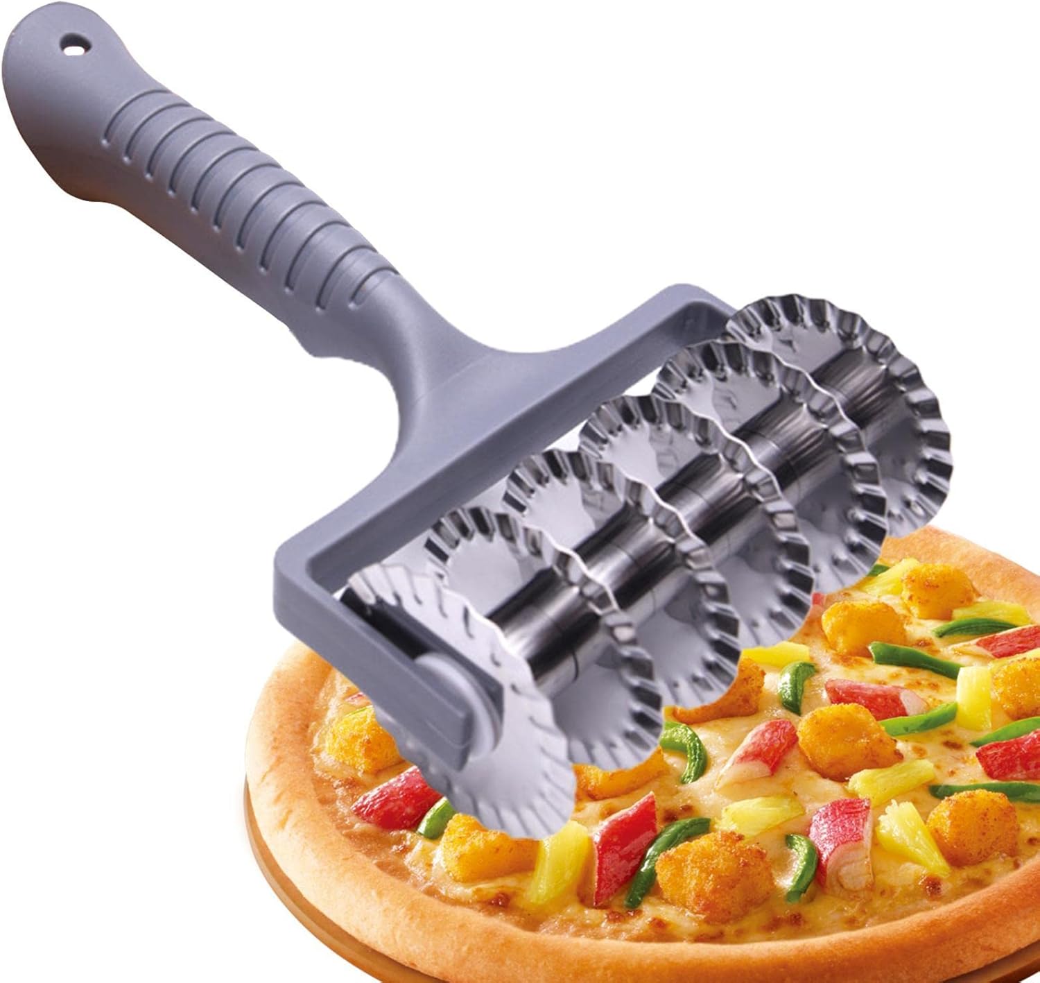 8-teiliges Nudelholz Set - Buchenholz & Edelstahl Für Perfekten Teig