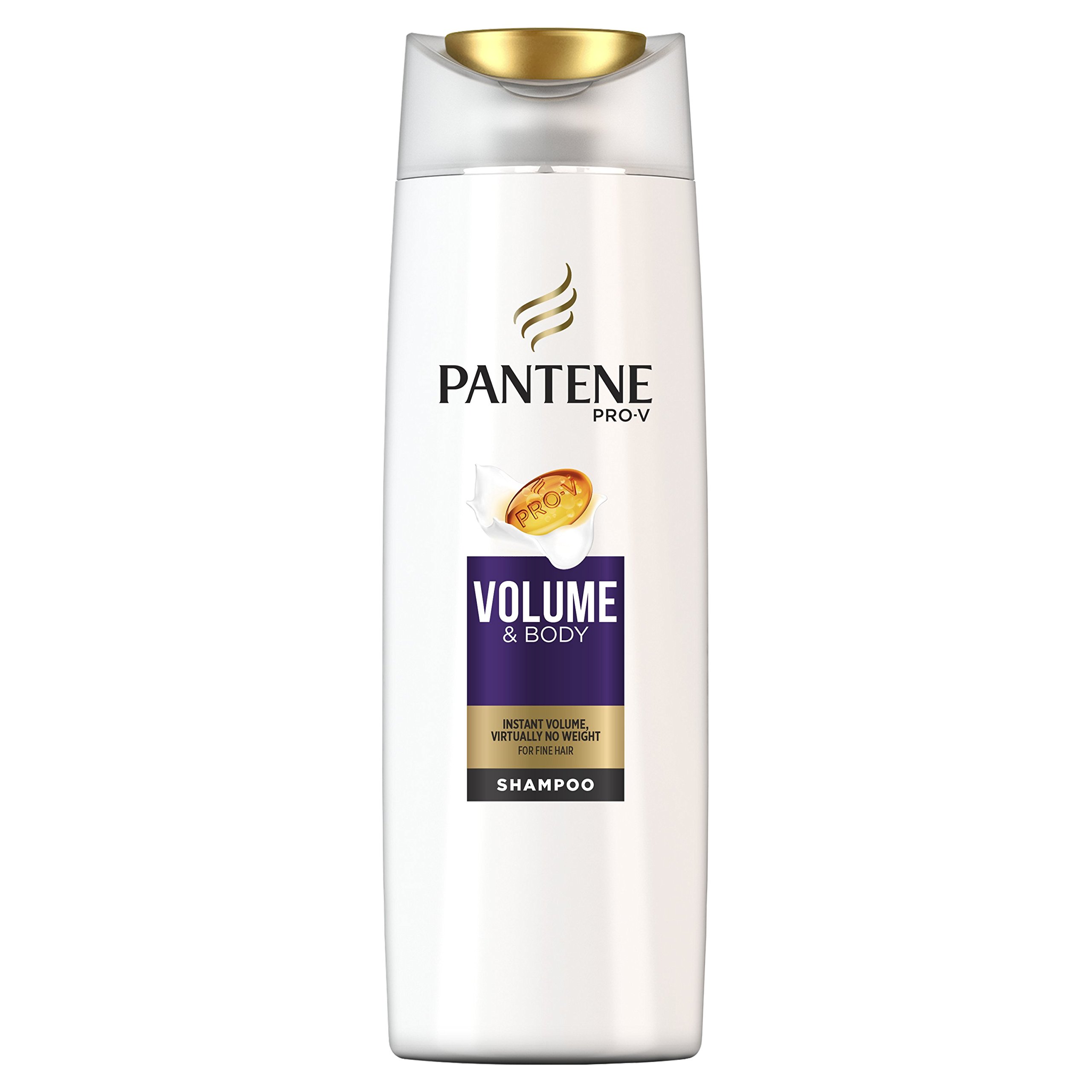 Pantene Pro-V Volume and Body Shampoo, 400 ml - Pack May Vary