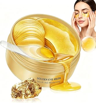 Under Eye Gel Patches 60Pcs -Collagen Under Eye Patches-24K Gold Eye Mask