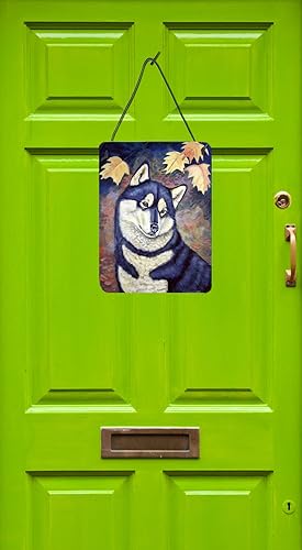 Miniatura 2 de Caroline's Treasures 7173DS1216 - Hojas de otoño para colgar en la pared o puerta, 12 x 16 pulgadas, multicolor