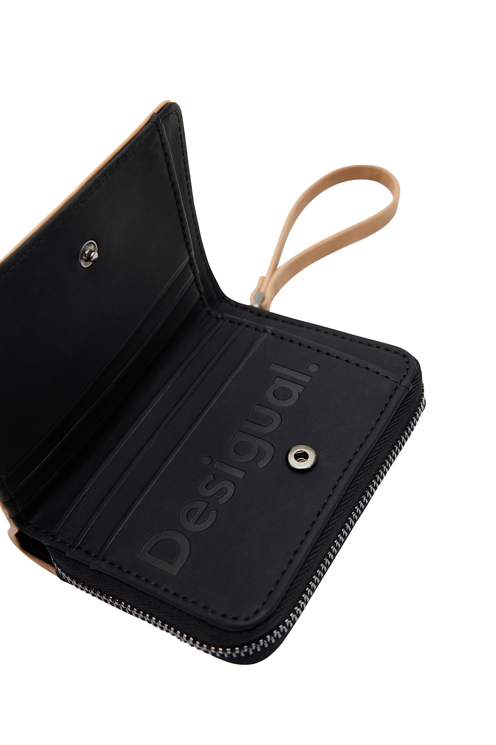 Desigual Mone_Aquiles Maya Bi-Fold Wallet, marrone, marrone, 1