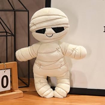 Almohada De Calabaza Con Diseño De Momia – Peluche De Felpa De 25 O 33 Cm, Decoración De Otoño Y Halloween, Regalo Para Niños Y Adultos