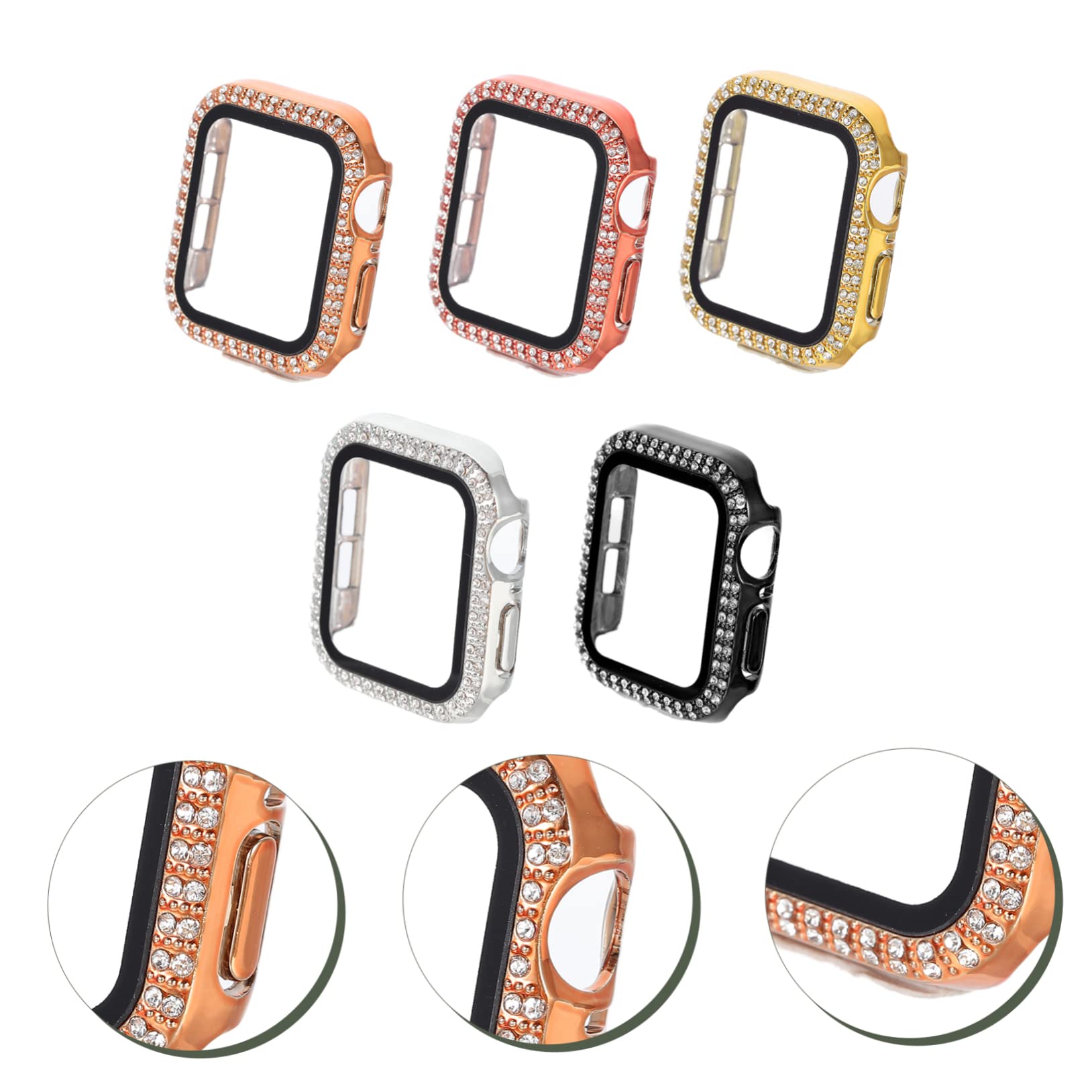 Uonlytech 15pièces Coque Décorative pour Montre Anti-Rayures pour Étui Compatible avec