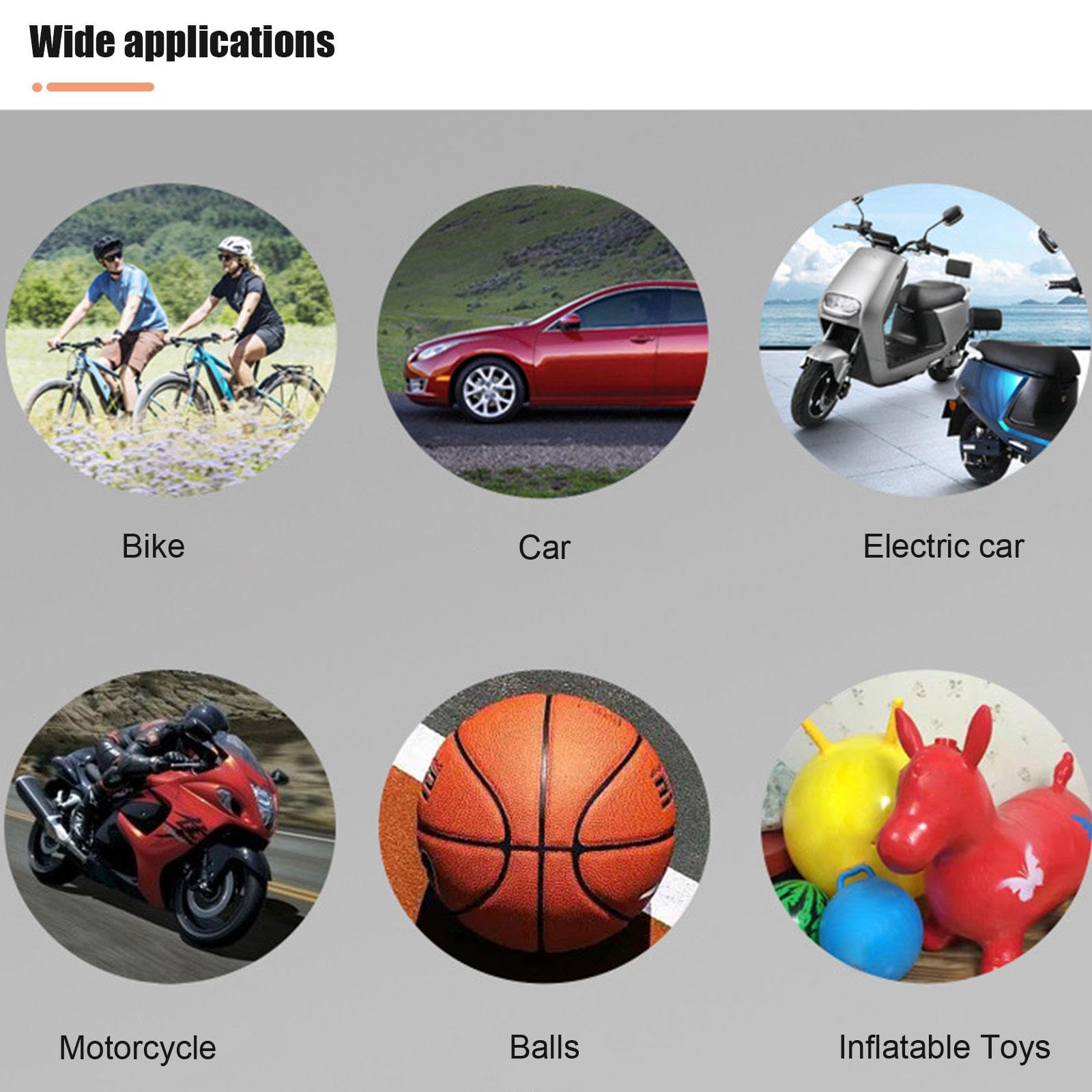 Bomba de Bicicleta con Manómetro, Alta Presión, Compatible con Válvulas Presta y Schrader - Bomba de Neumáticos de Bicicleta para Bicicleta de Carretera, MTB, Híbrida, Balones…