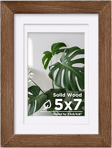 Vista 45 de Egofine Portarretratos de 9 x 12 pulgadas hecho de madera maciza con plexiglás, fotos de 5 x 7/6 x 8 con paspartú o de 9 x 12 pulgadas sin paspartú