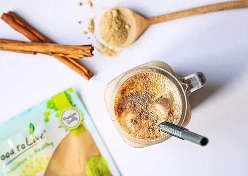 Miniatura 8 de Food to Live Maca en polvo amarilla, 1 libra, raíz de maca molida cruda, vegana, kosher, keto, no gelatinizada, a granel, rica en vitamina C